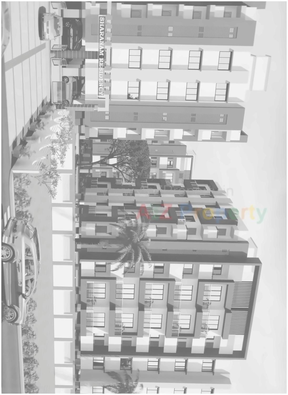 Layout of real estate project Sharnam Residency located at Umbhel, Surat, Gujarat