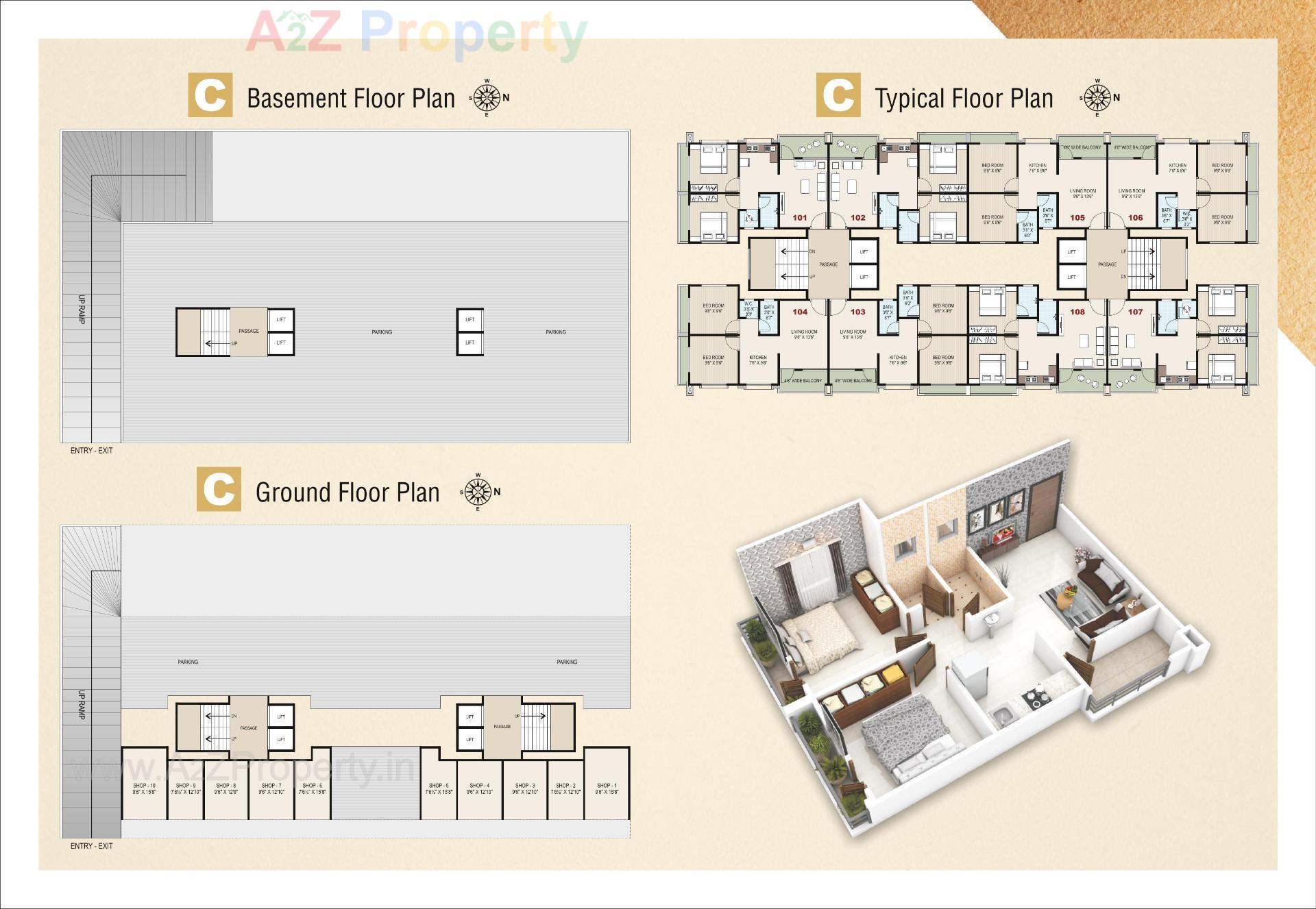 Layout of real estate project Shashidhwar located at Surat, Surat, Gujarat