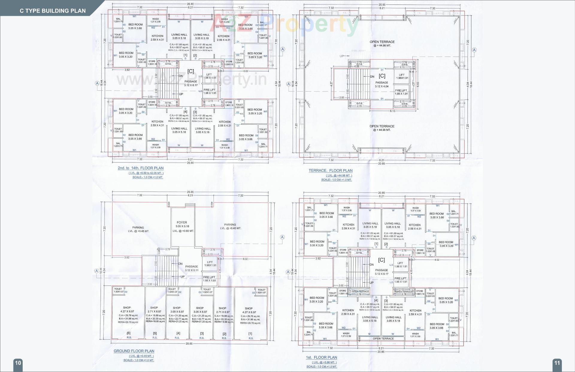 Layout of real estate project Shashwat Luxuria located at Vav, Surat, Gujarat