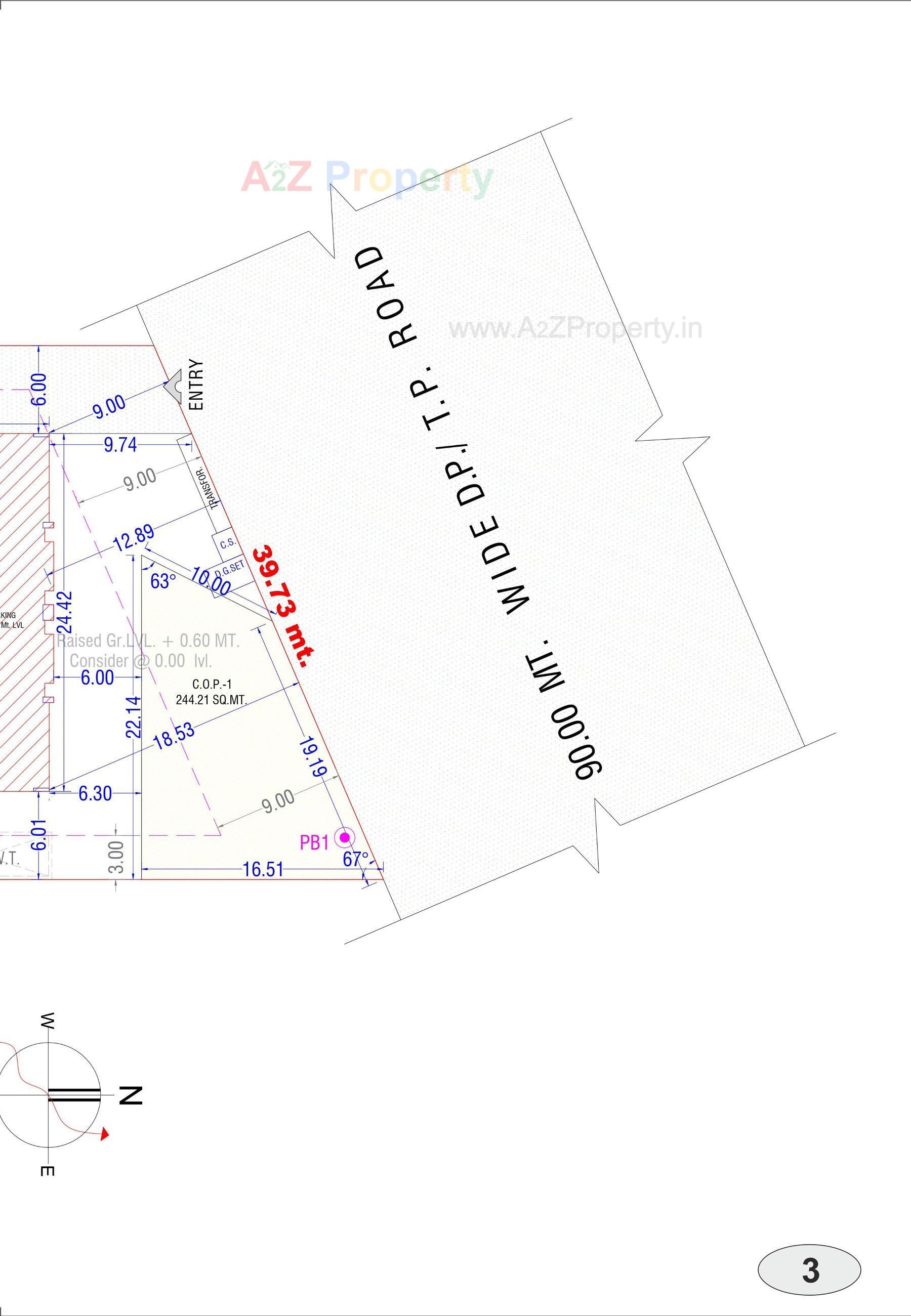 Layout of real estate project Shatabdi Heritage located at Variyav, Surat, Gujarat