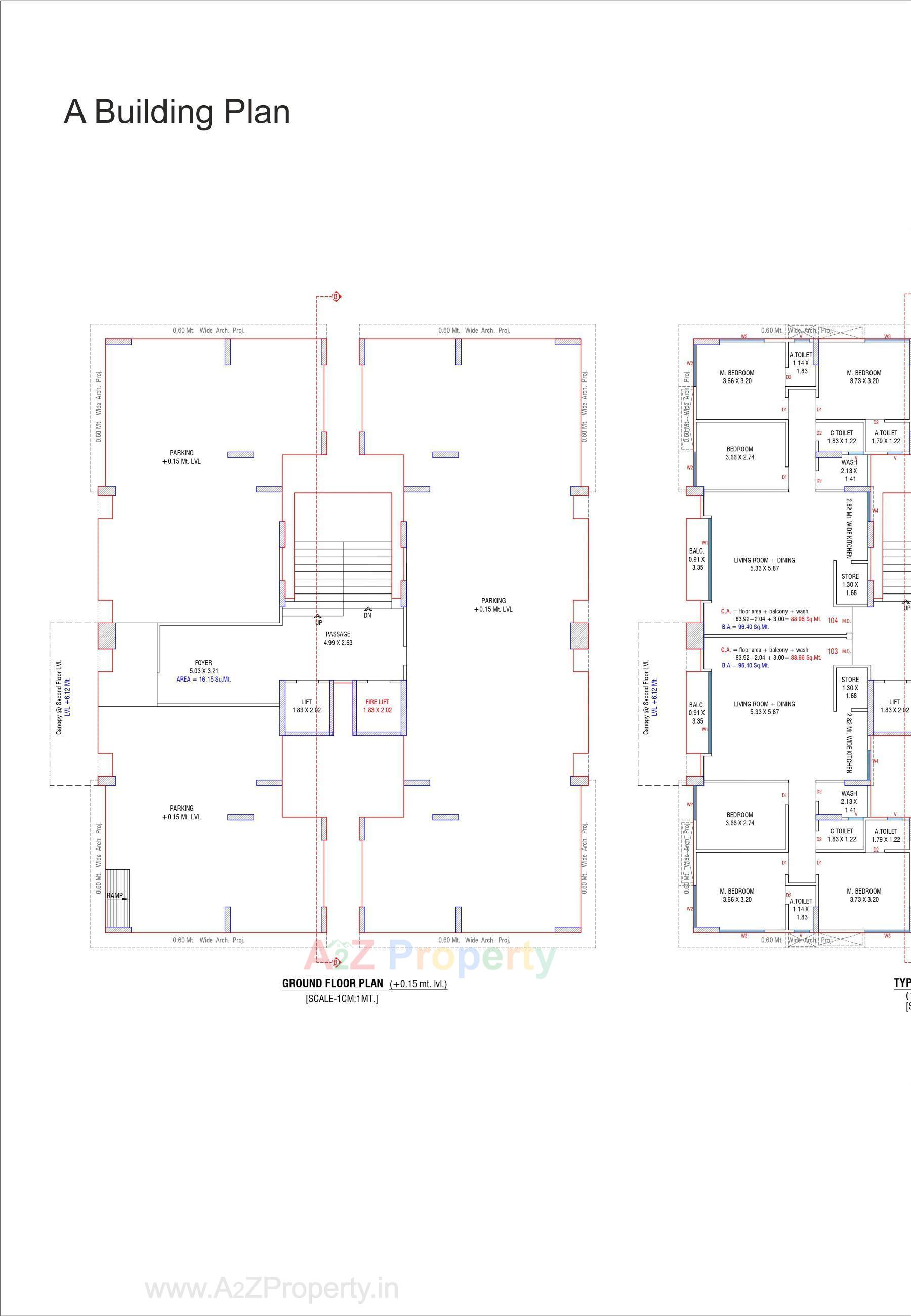 Layout of real estate project Shatabdi Heritage located at Variyav, Surat, Gujarat