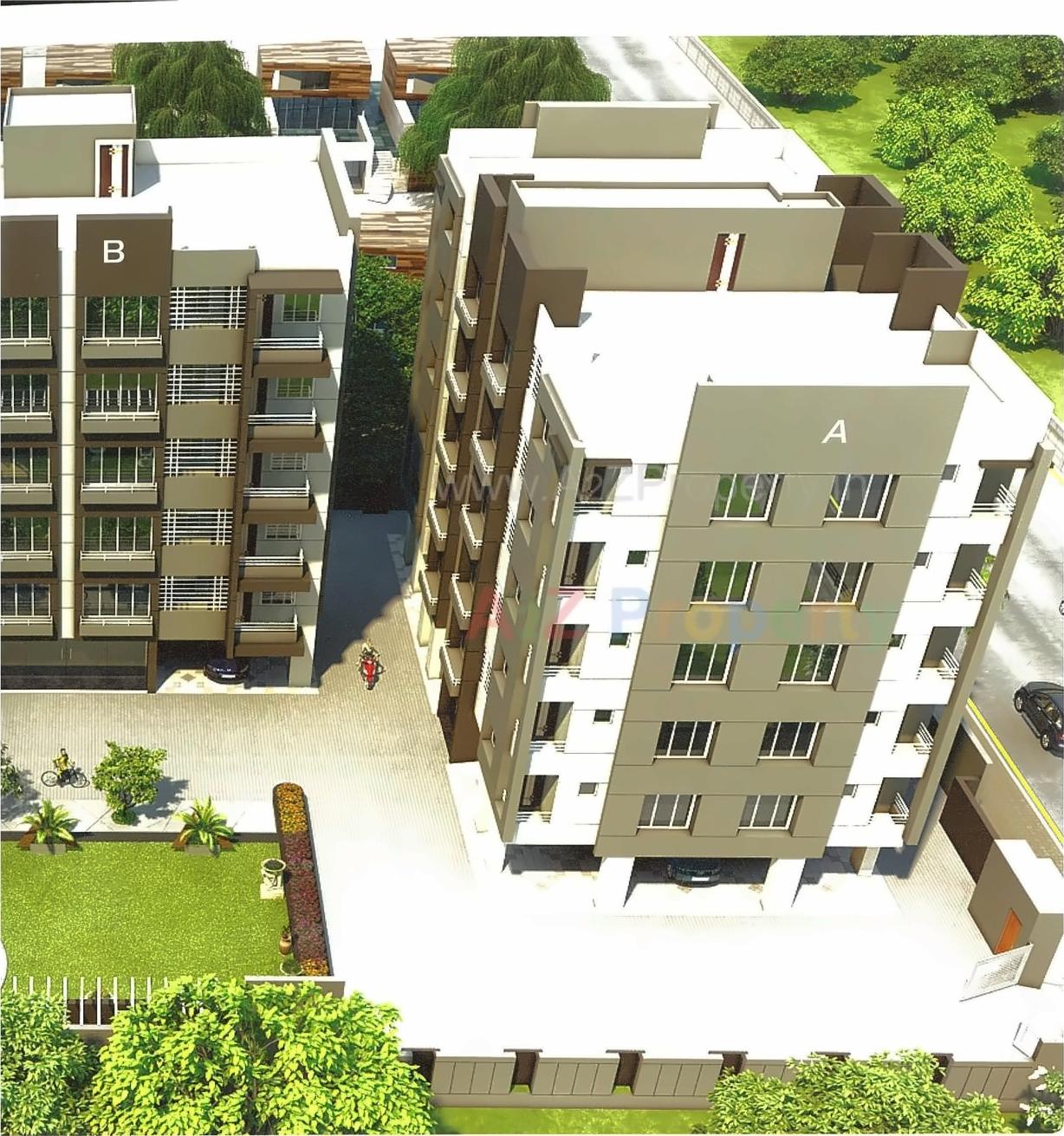 3D Elevation of real estate project Shikhar Avenue located at Jahangir-pura, Surat, Gujarat