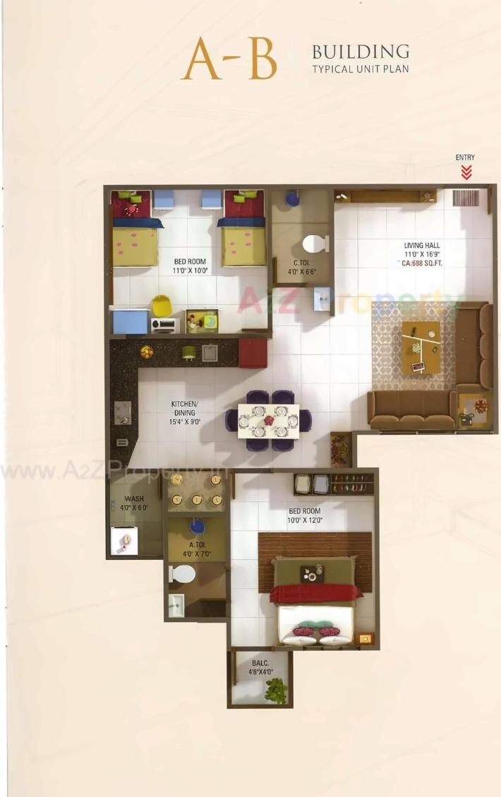 Shiv Digja Flats at Pal, Surat