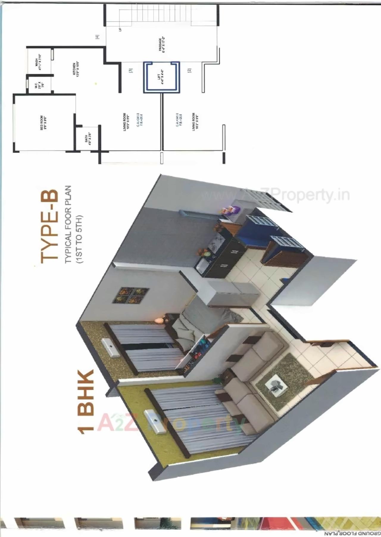 Layout of real estate project Shiv Drashti Residency located at Pardi, Surat, Gujarat