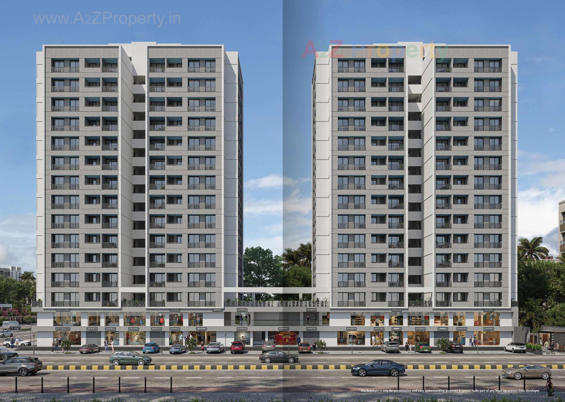 3D Elevation of real estate project Shiv Samarth located at Pal, Surat, Gujarat