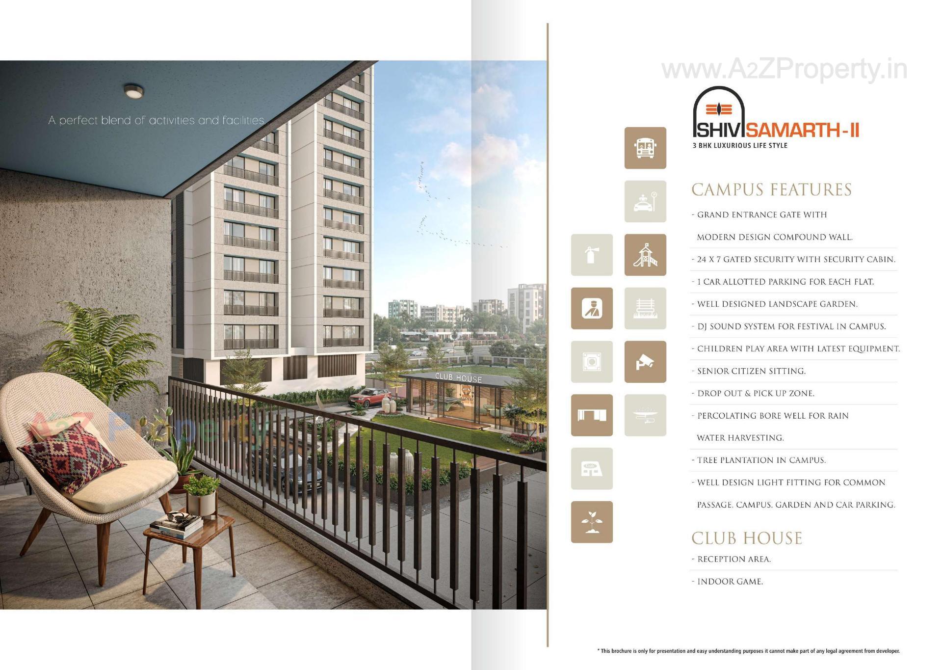 3D Elevation of real estate project Shiv Samarth located at Pal, Surat, Gujarat