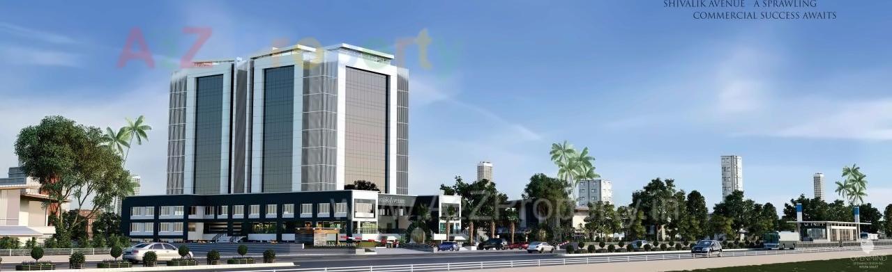 3D Elevation of real estate project Shivalik Avenue located at Udhana-darwaja, Surat, Gujarat