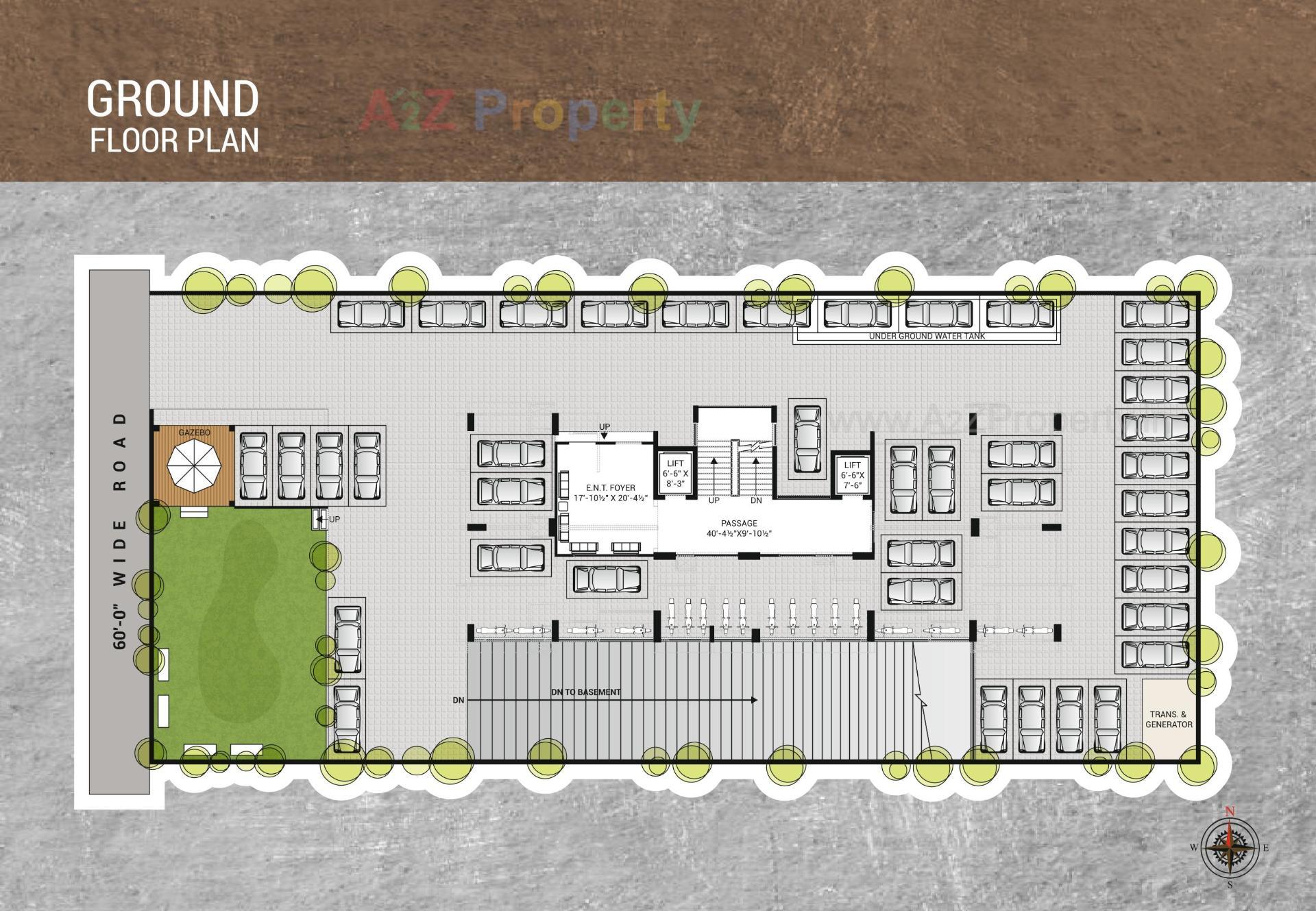 Layout of real estate project Shivalik Residency located at Bhimrad, Surat, Gujarat