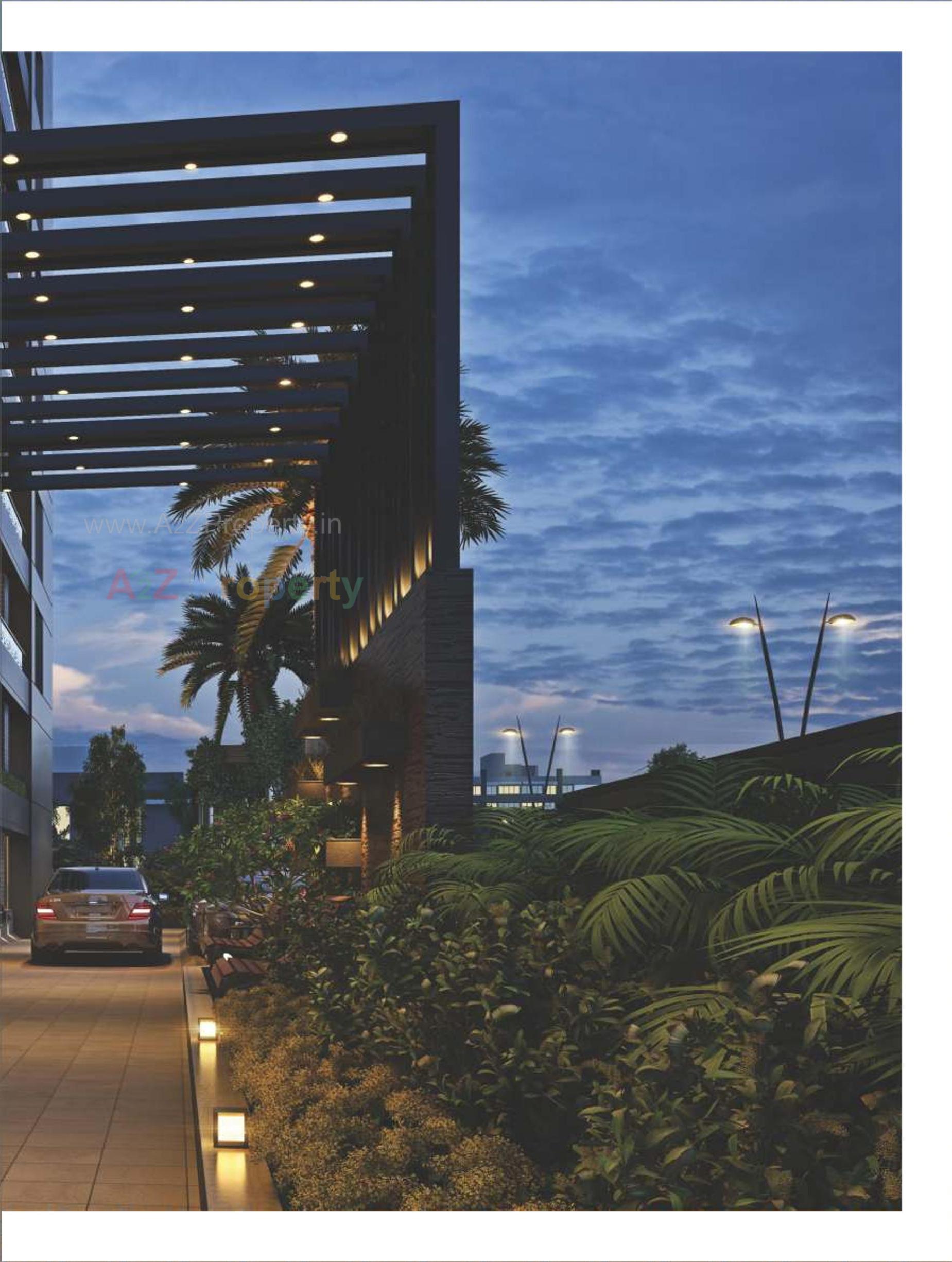 3D Elevation of real estate project Shivam Heights located at Ved, Surat, Gujarat