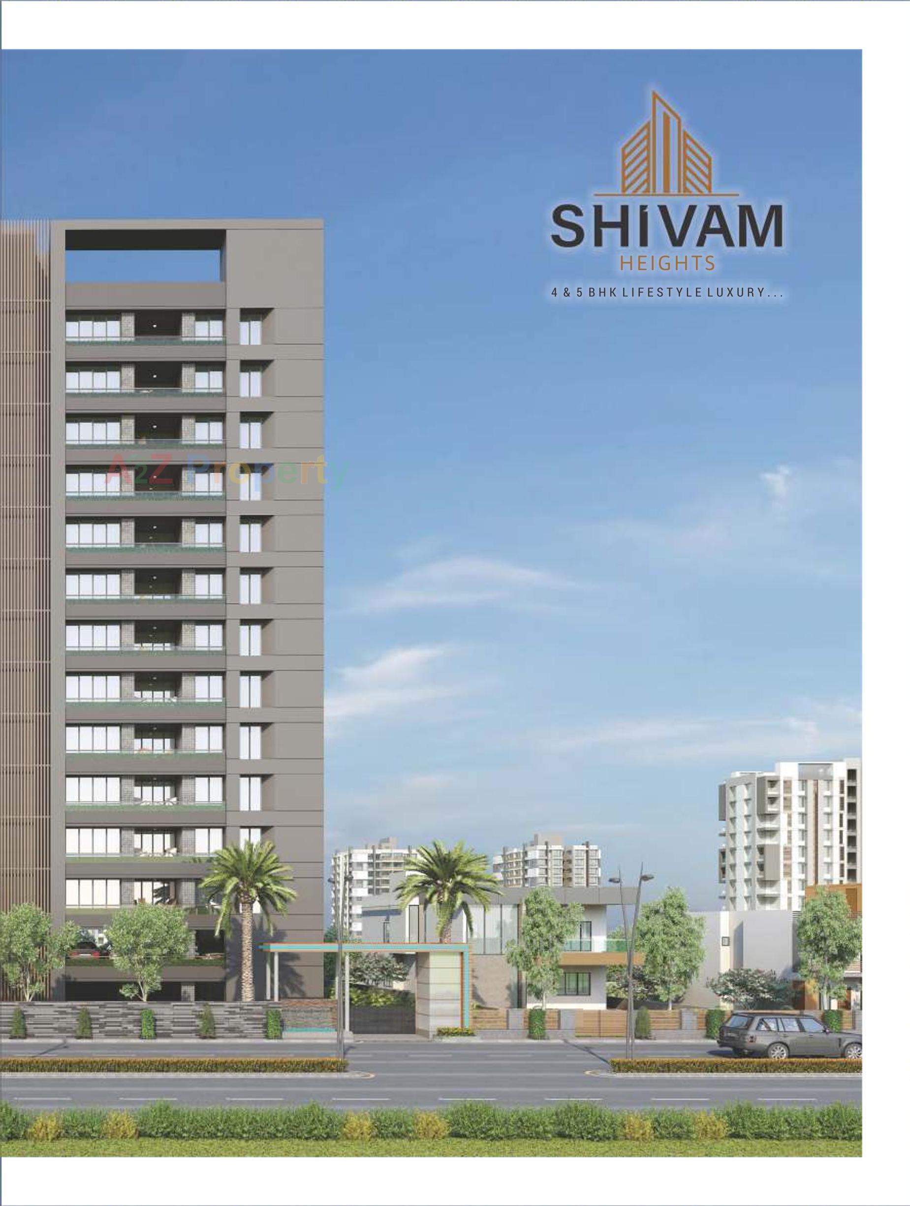 3D Elevation of real estate project Shivam Heights located at Ved, Surat, Gujarat