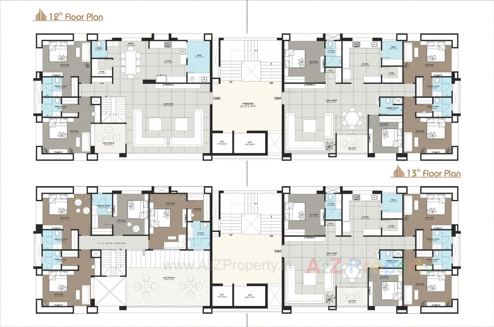 Layout of real estate project Shivam Heights located at Ved, Surat, Gujarat