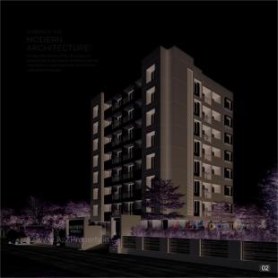 Elevation of real estate project Shivanjani Residency located at Rander, Surat, Gujarat