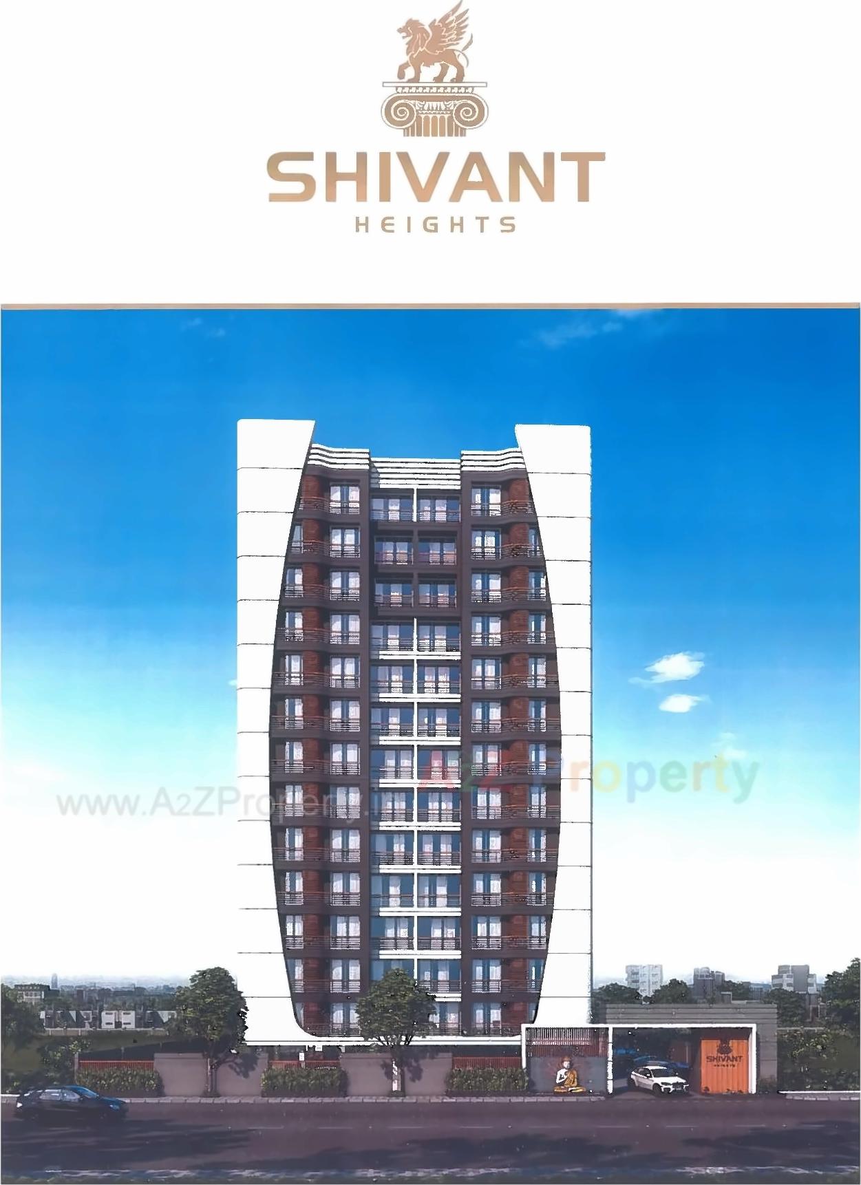 3D Elevation of real estate project Shivant Heights located at Utran, Surat, Gujarat