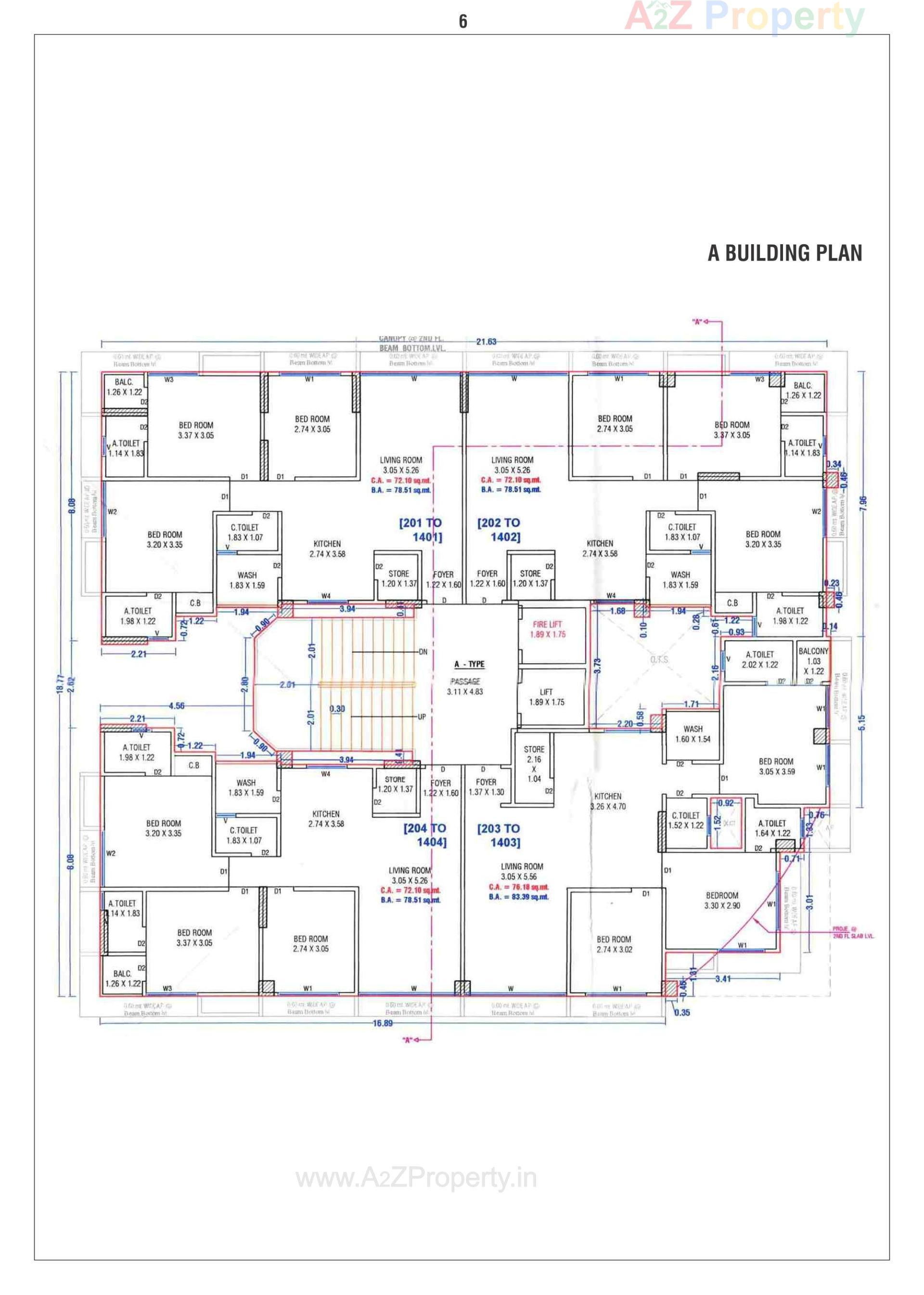 Layout of real estate project Shivant Icon located at Sarthana, Surat, Gujarat