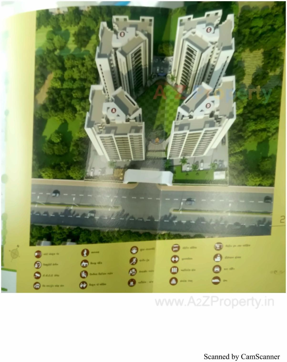3D Elevation of real estate project Shivdhara Heights located at Puna, Surat, Gujarat