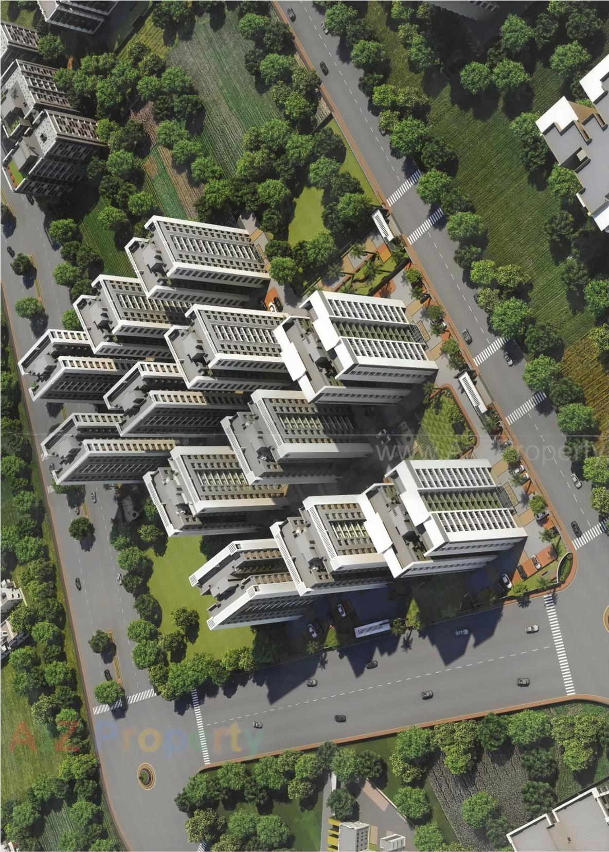 3D Elevation of real estate project Shivdhara Residency located at Varachha, Surat, Gujarat