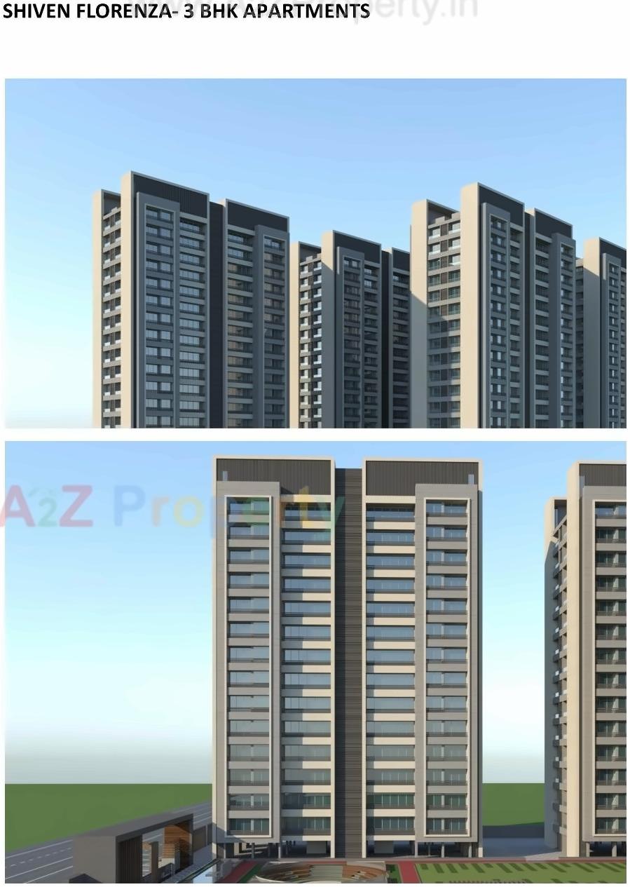3D Elevation of real estate project Shiven Florenza located at Palanpur, Surat, Gujarat
