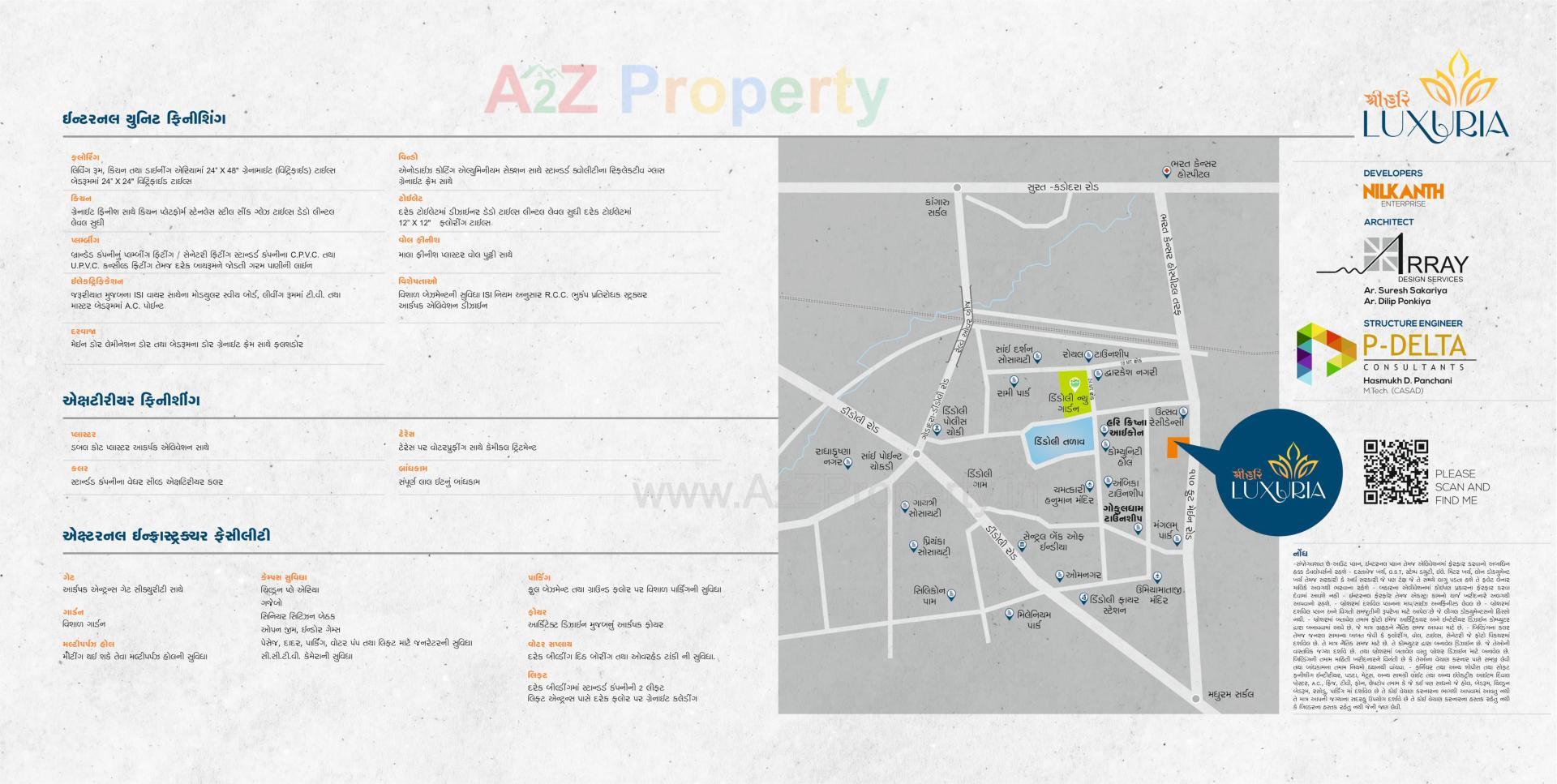  of real estate project Shree Hari Luxuria located at Surat, Surat, Gujarat