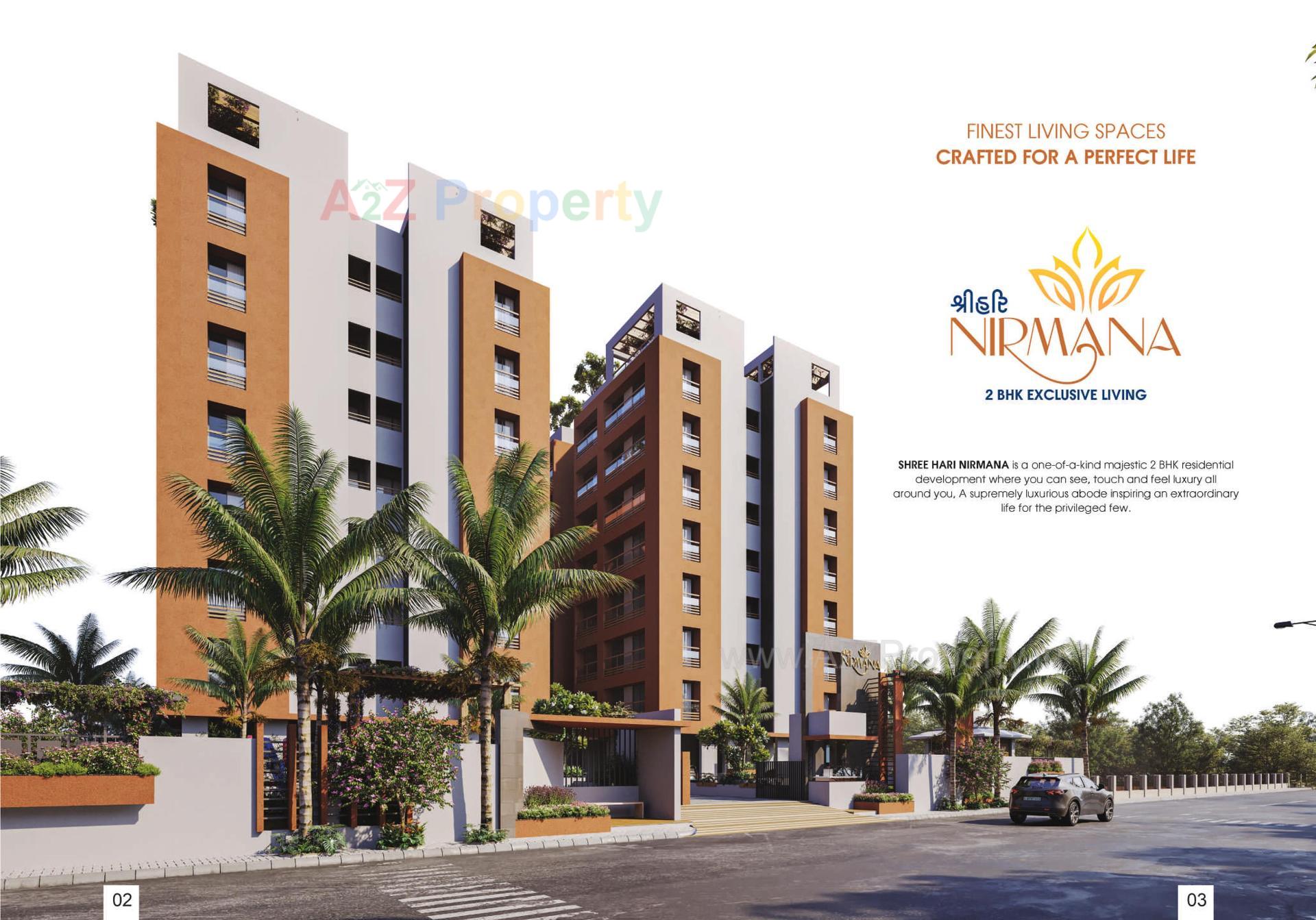 3D Elevation of real estate project Shree Hari Nirmana located at Surat, Surat, Gujarat