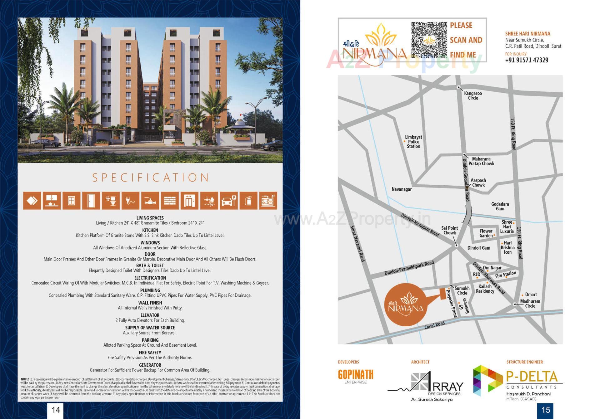  of real estate project Shree Hari Nirmana located at Surat, Surat, Gujarat