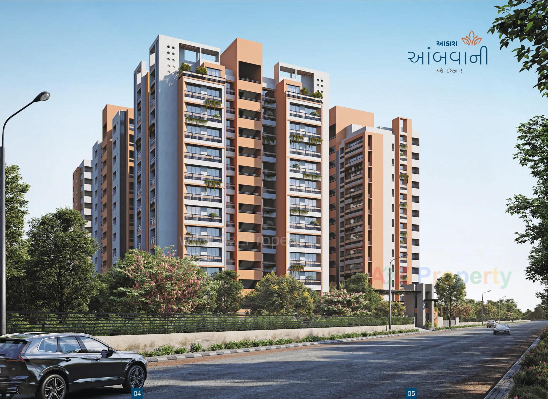3D Elevation of real estate project Shree Hari Sakar located at Puna, Surat, Gujarat