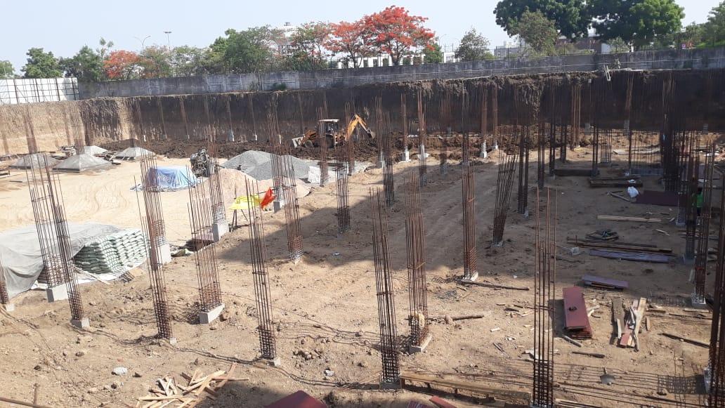 162202_const of real estate project Shree Krishna Ac Mall located at Dindoli, Surat, Gujarat