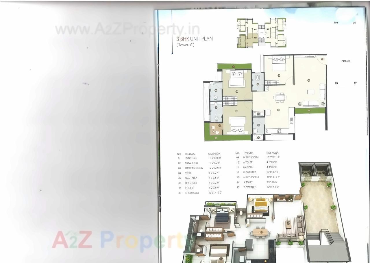 Layout of real estate project Shree Krishna Dreams located at Godadara, Surat, Gujarat