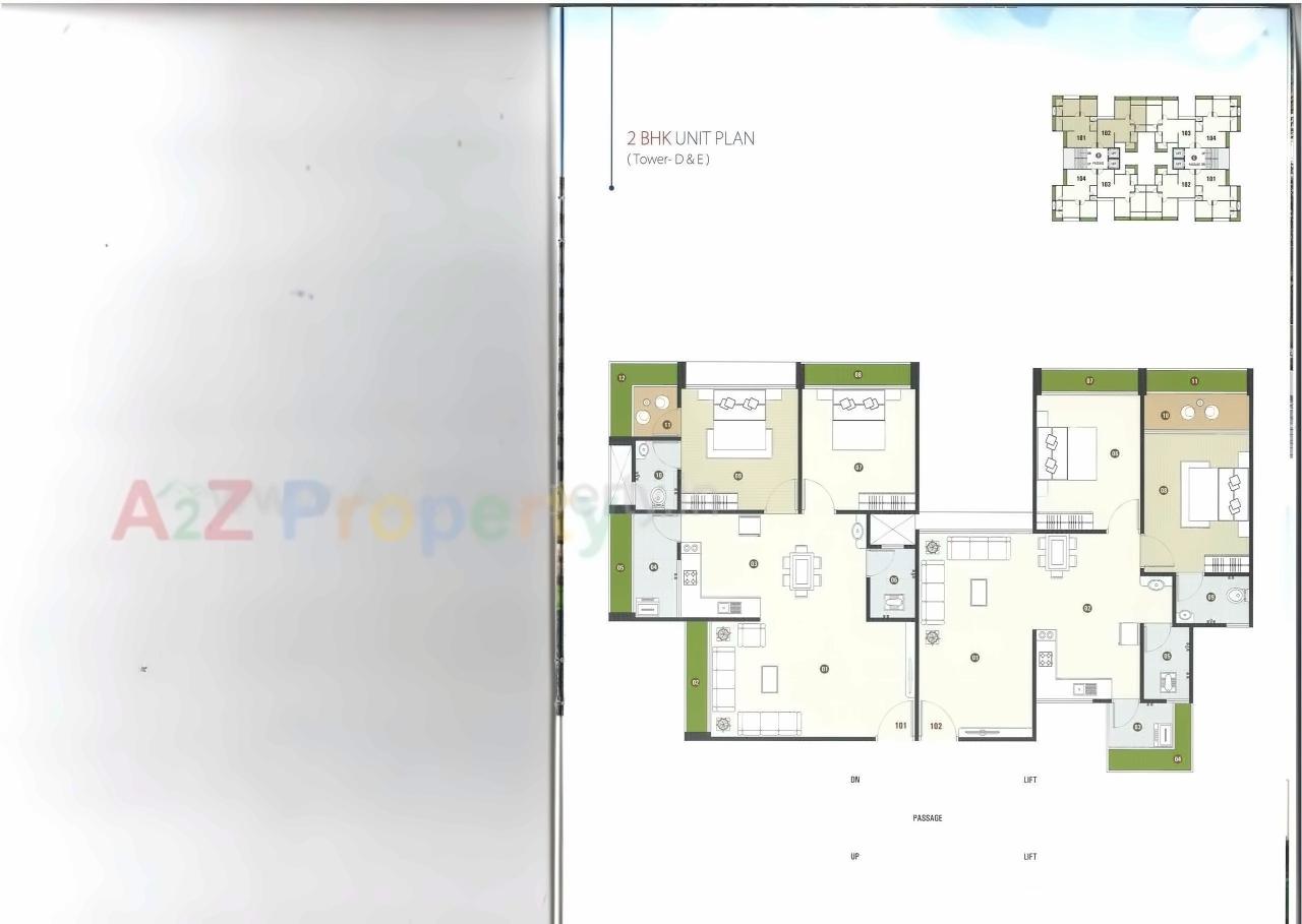 Layout of real estate project Shree Krishna Dreams located at Godadara, Surat, Gujarat