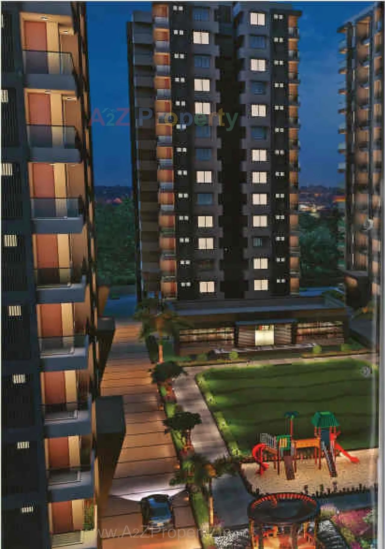 3D Elevation of real estate project Shree Krishna Heritage located at Dindoli, Surat, Gujarat