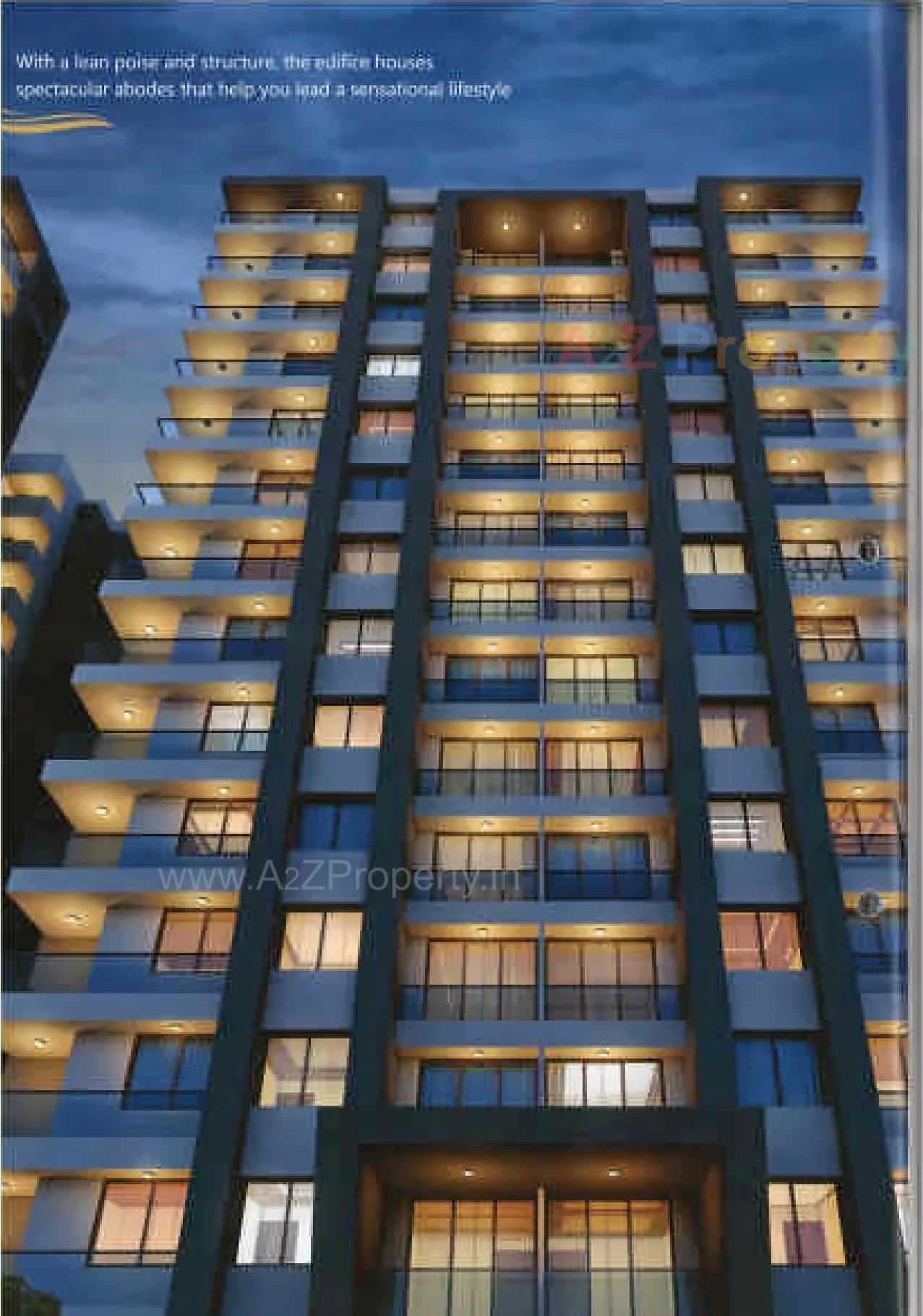 3D Elevation of real estate project Shree Krishna Heritage located at Dindoli, Surat, Gujarat