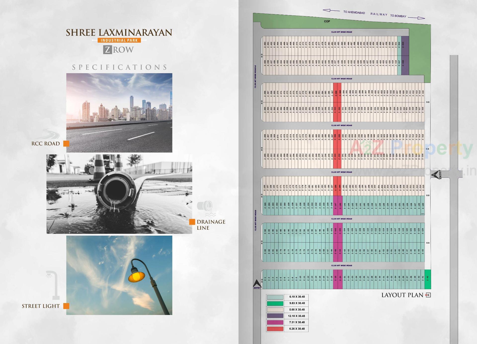  of real estate project Shree Laxminarayan Industrial Park Z Row located at Udhna, Bhedwad, Dindoli, Surat, Gujarat