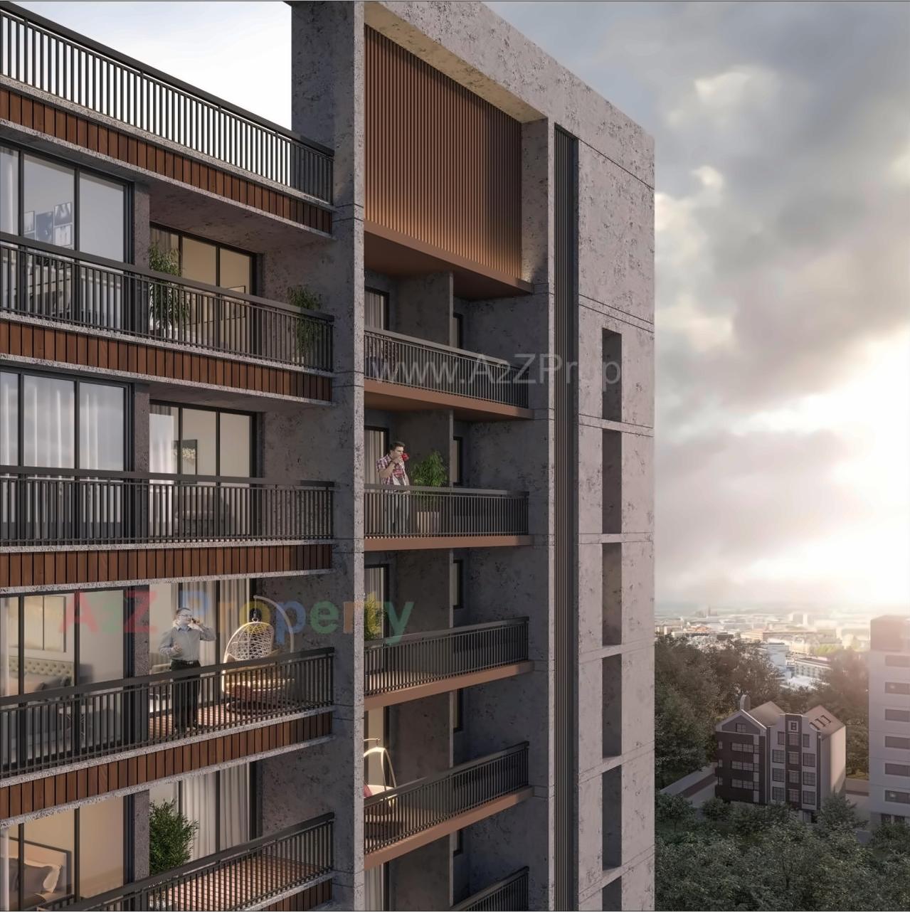 3D Elevation of real estate project Shree Nand Heights located at Mo, Surat, Gujarat