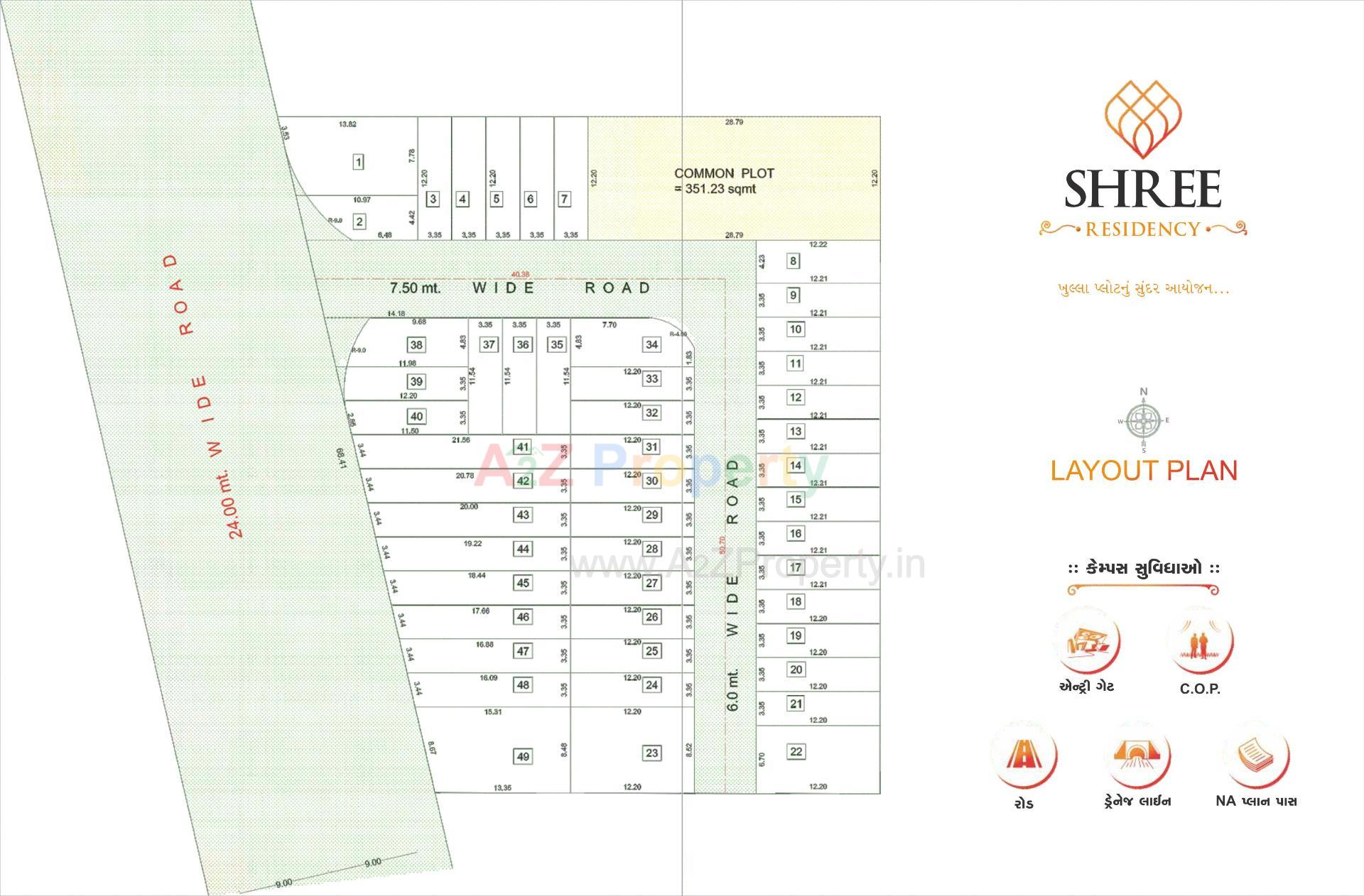  of real estate project Shree Residency located at Bhestan, Surat, Gujarat