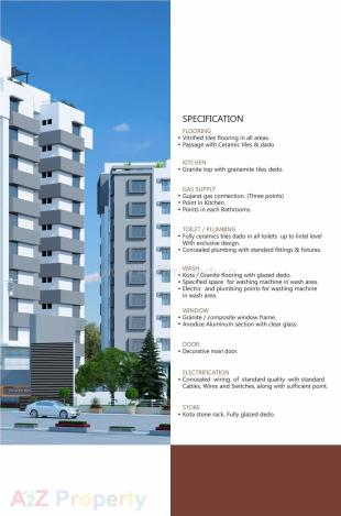 Elevation of real estate project Shree Shiddhnath Enclave located at Jahangirabad, Surat, Gujarat