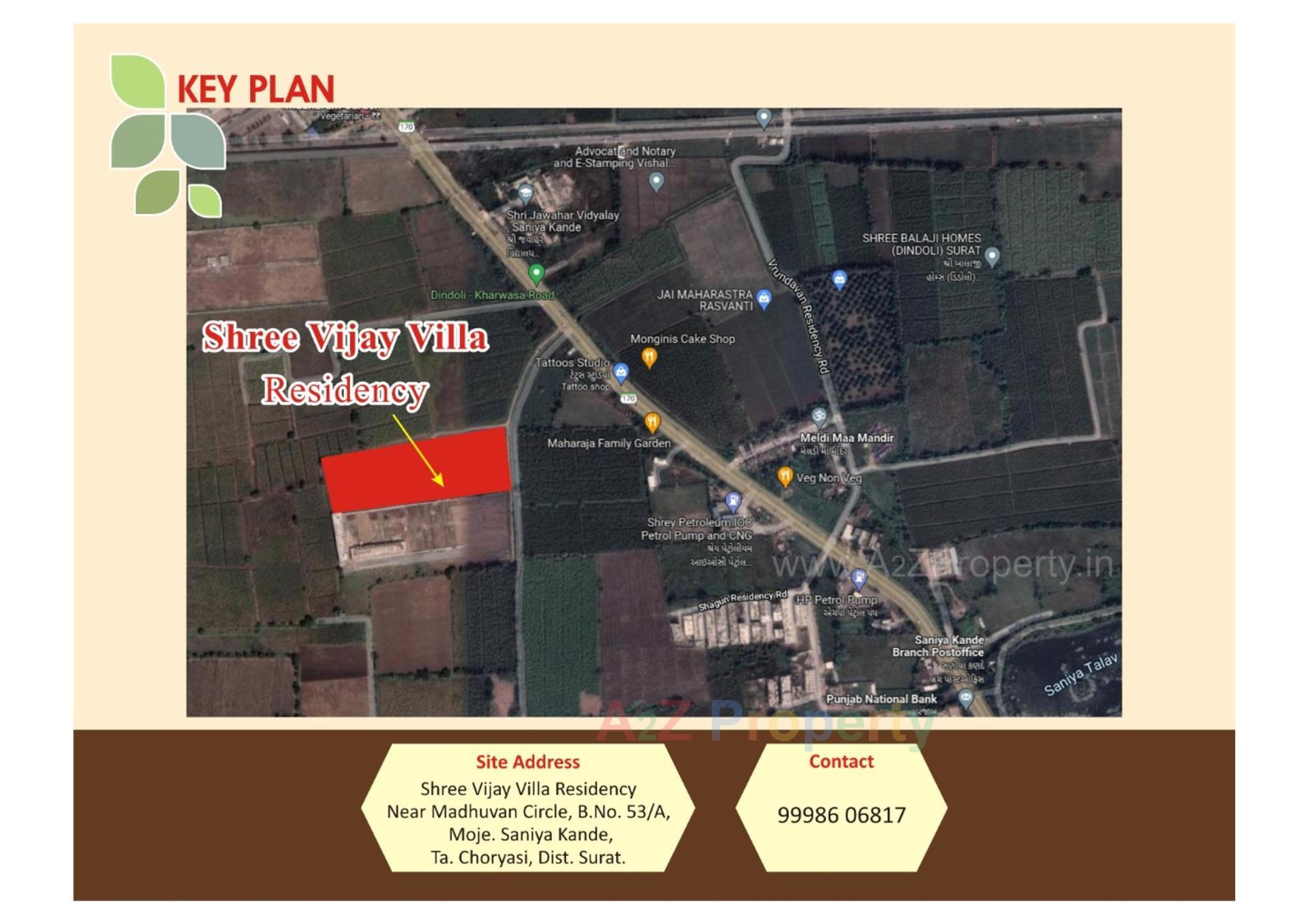  of real estate project Shree Vijay Villa Residency located at Saniya-kanade, Surat, Gujarat