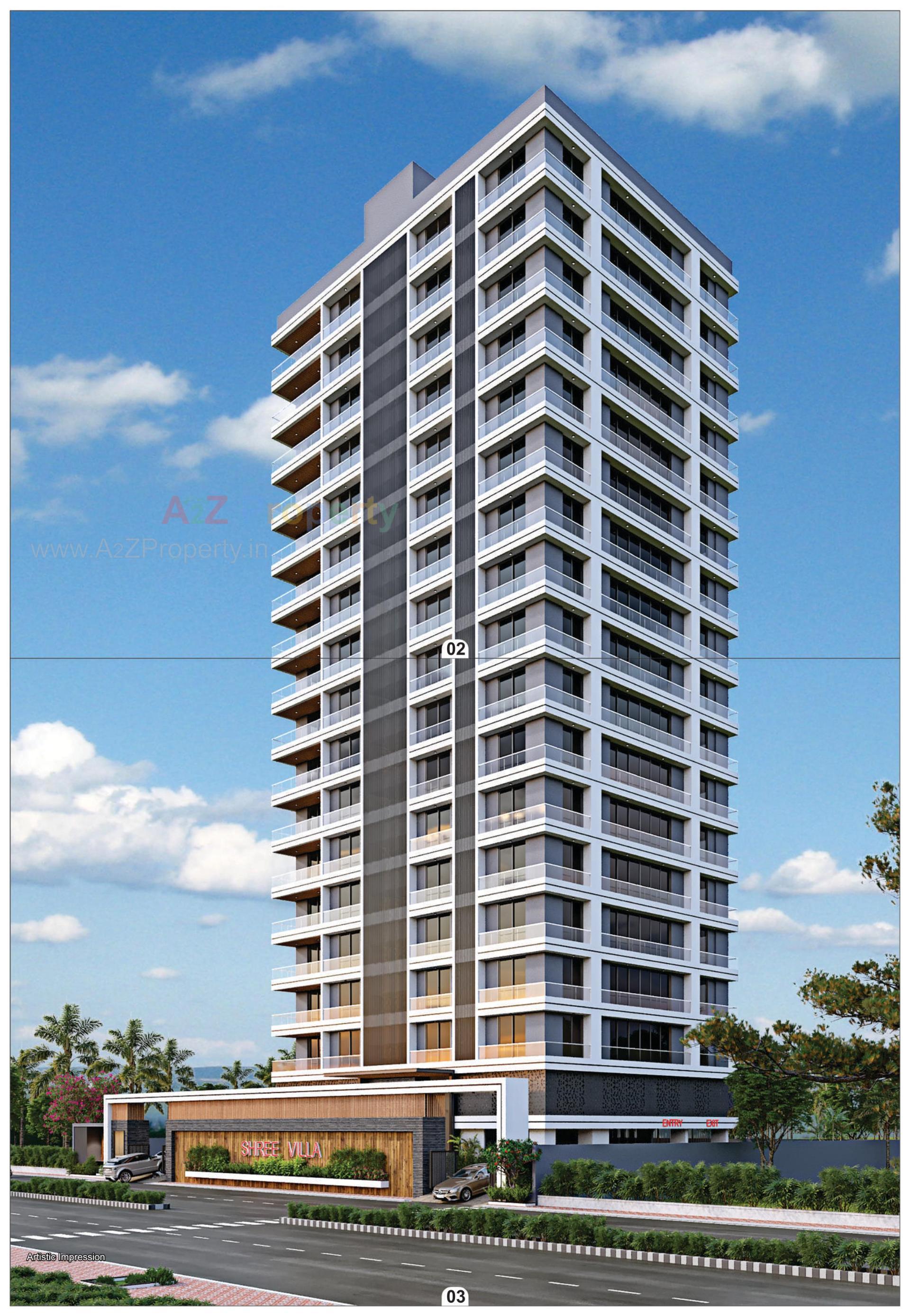 3D Elevation of real estate project Shree Villa located at Ved, Surat, Gujarat