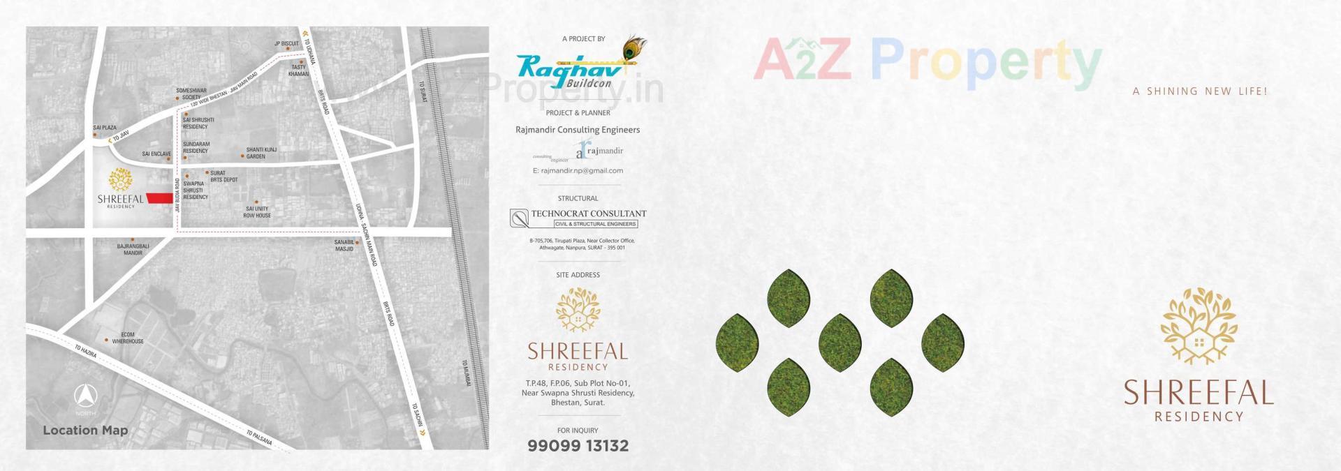  of real estate project Shreefal Residency located at Bhestan, Surat, Gujarat