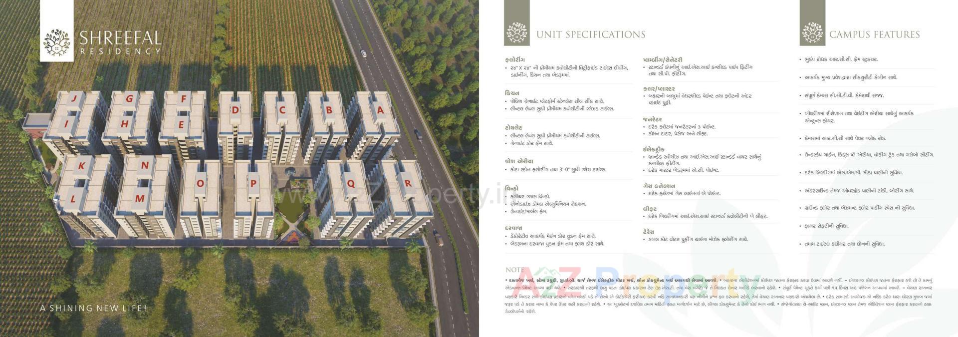  of real estate project Shreefal Residency located at Bhestan, Surat, Gujarat