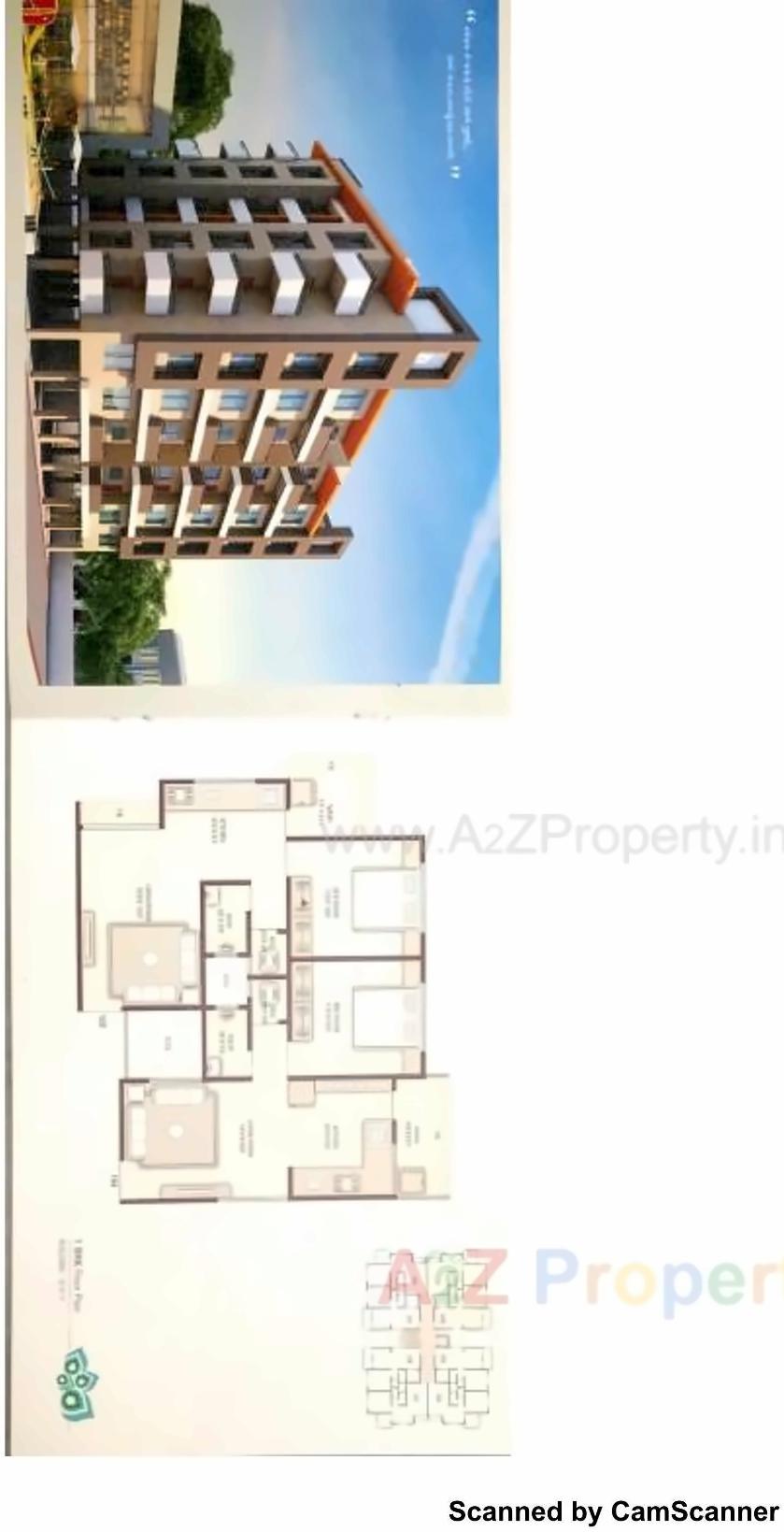 Layout of real estate project Shreenathji Residency located at Variav, Surat, Gujarat