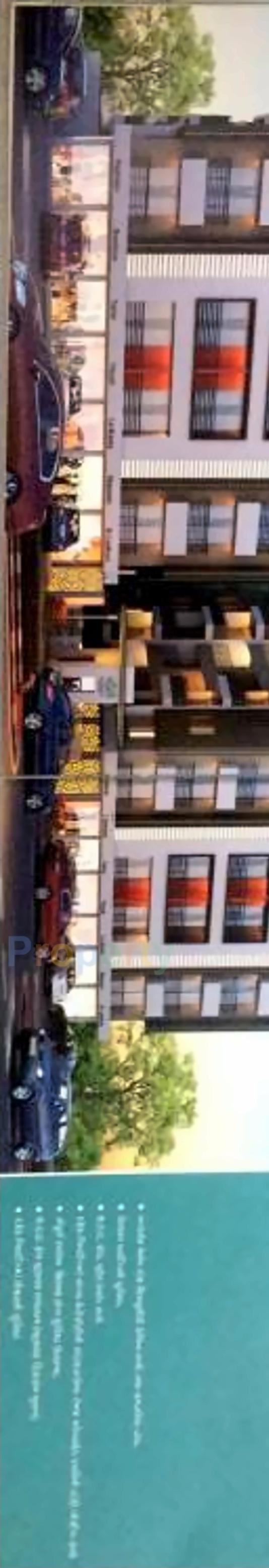 3D Elevation of real estate project Shreenathji Residency located at Variav, Surat, Gujarat