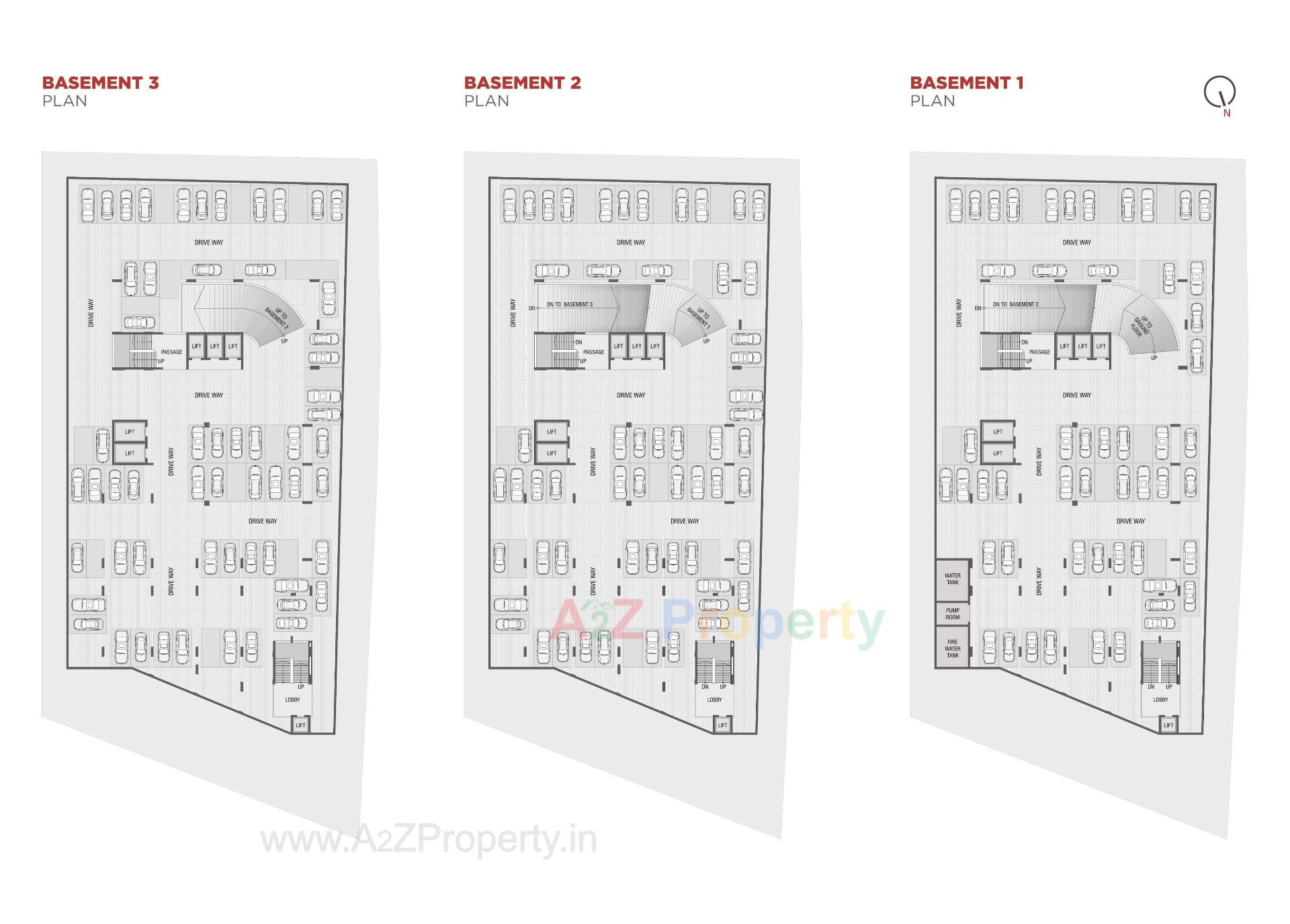 Layout of real estate project Shreepad Central Vista located at Adajan, Surat, Gujarat