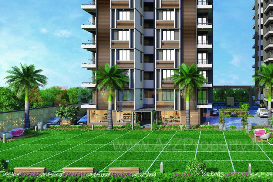 3D Elevation of real estate project Shreepad Panorama located at Palanpur, Surat, Gujarat
