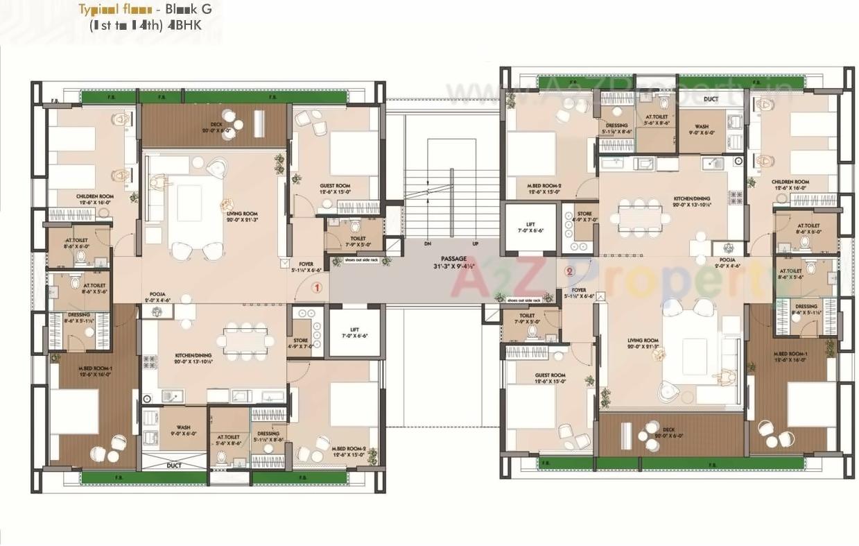 Layout of real estate project Shreepad Park Arena located at Pal, Surat, Gujarat