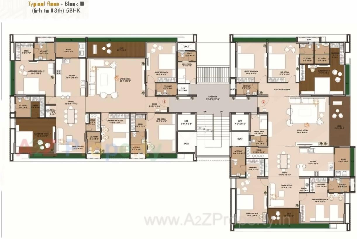 Layout of real estate project Shreepad Park Arena located at Pal, Surat, Gujarat