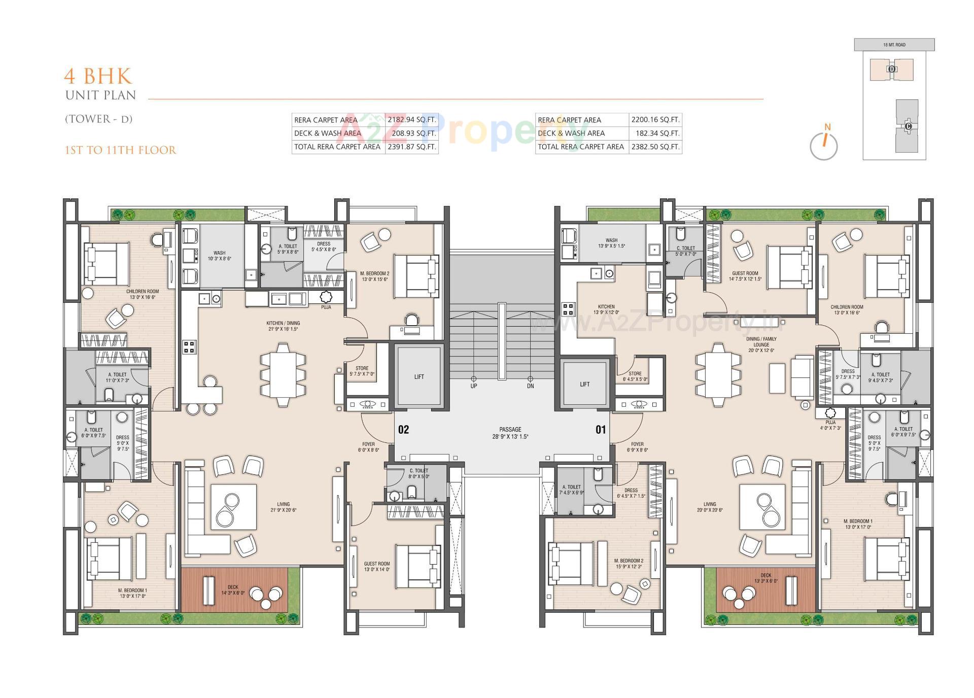 Layout of real estate project Shreepad located at Pal, Surat, Gujarat