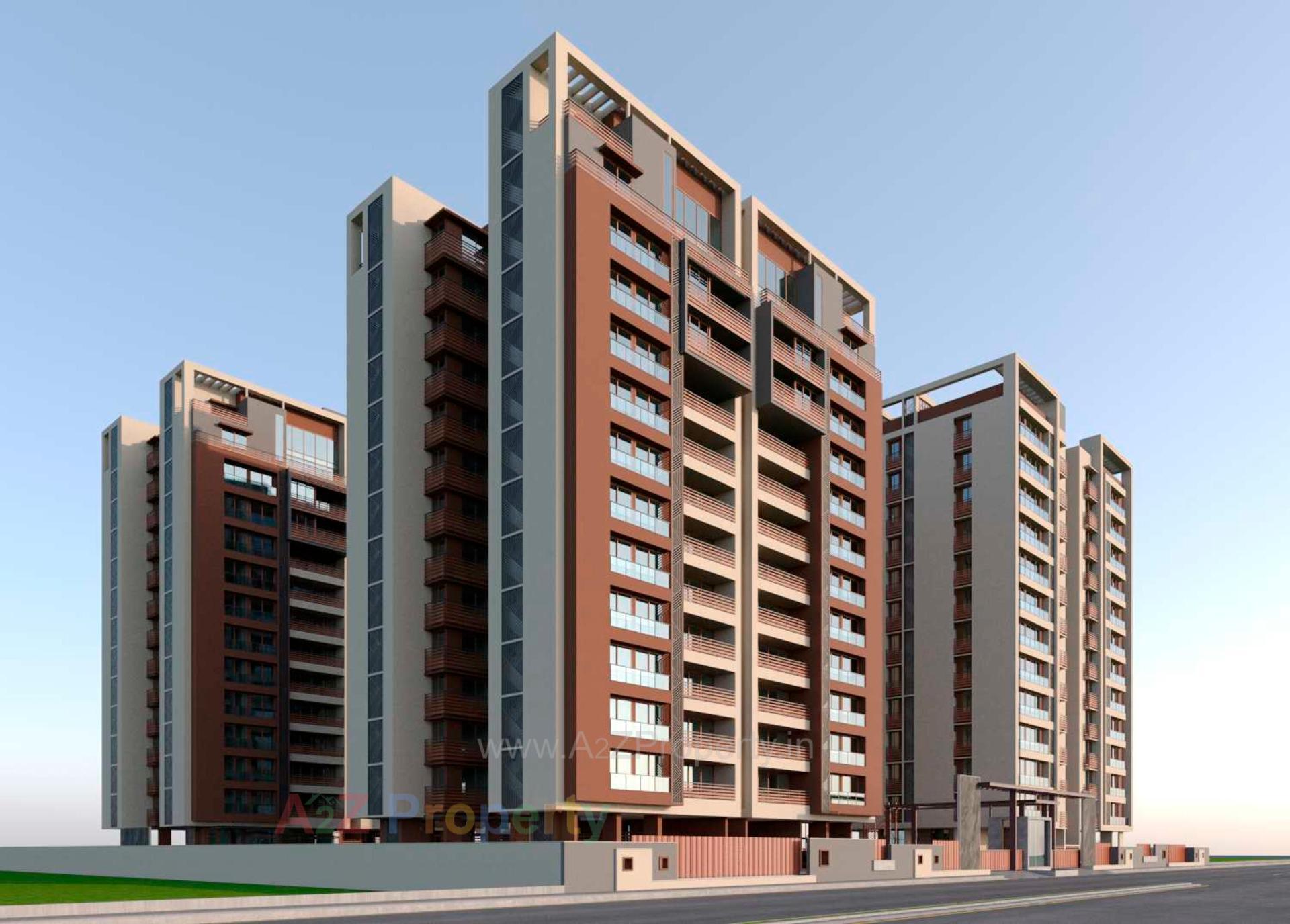 3D Elevation of real estate project Shreepad located at Pal, Surat, Gujarat