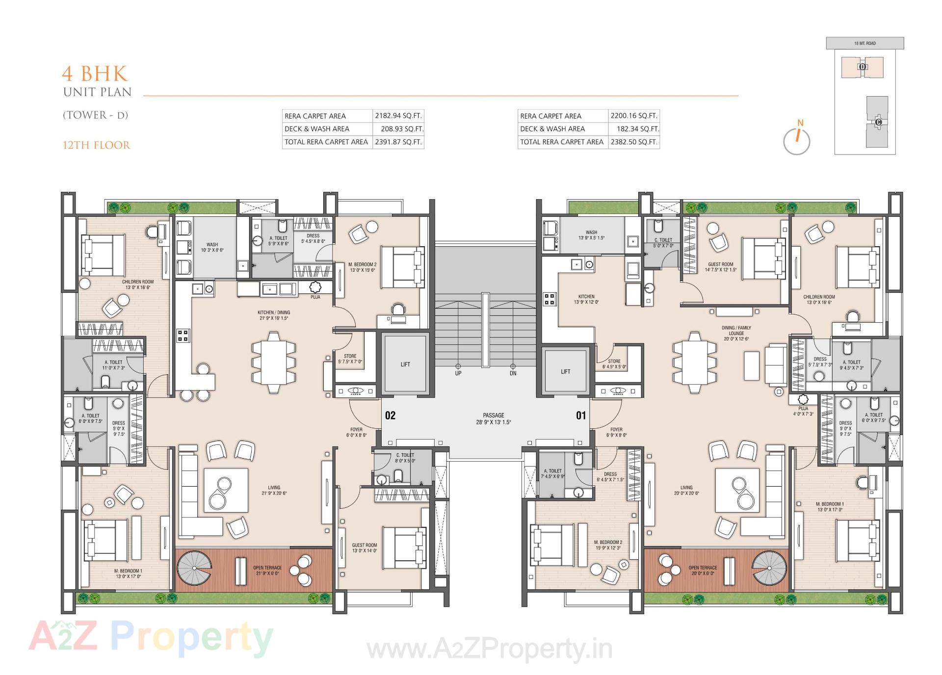 Layout of real estate project Shreepad located at Pal, Surat, Gujarat