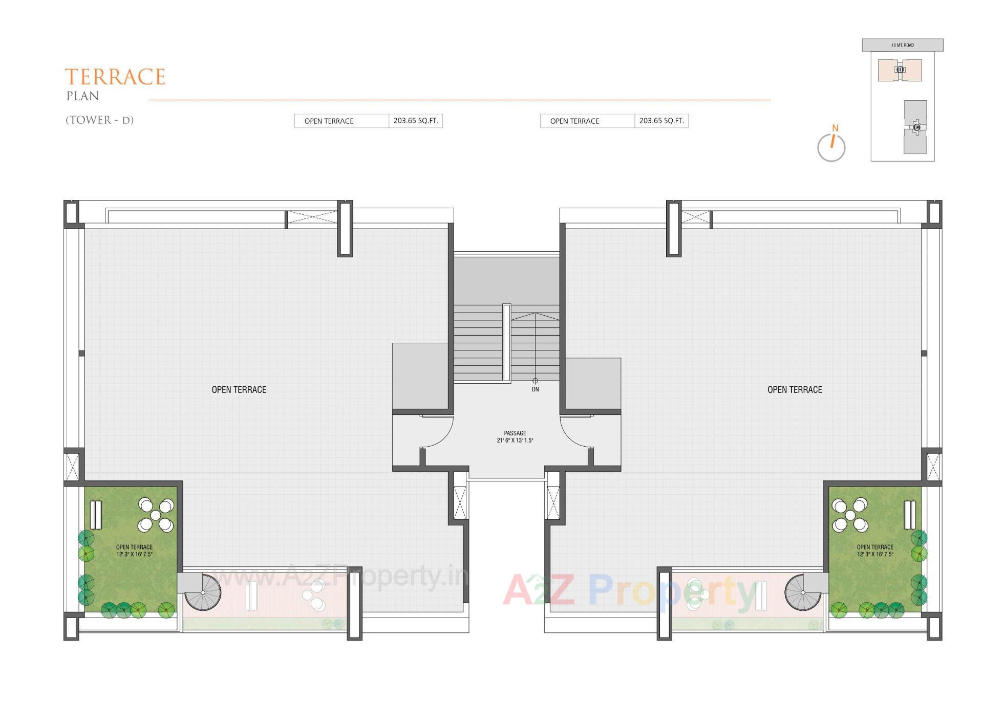 Layout of real estate project Shreepad located at Pal, Surat, Gujarat