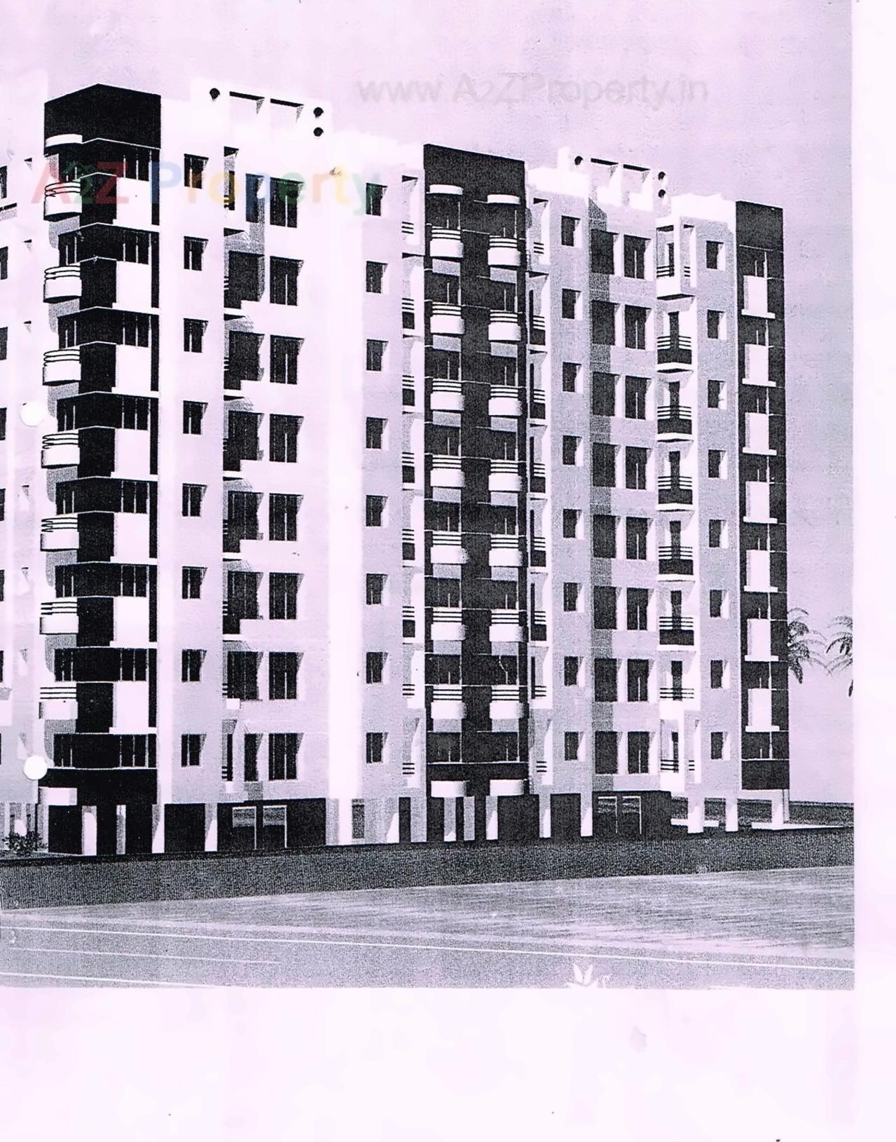 3D Elevation of real estate project Shri Sai Residency located at Saniya, Surat, Gujarat