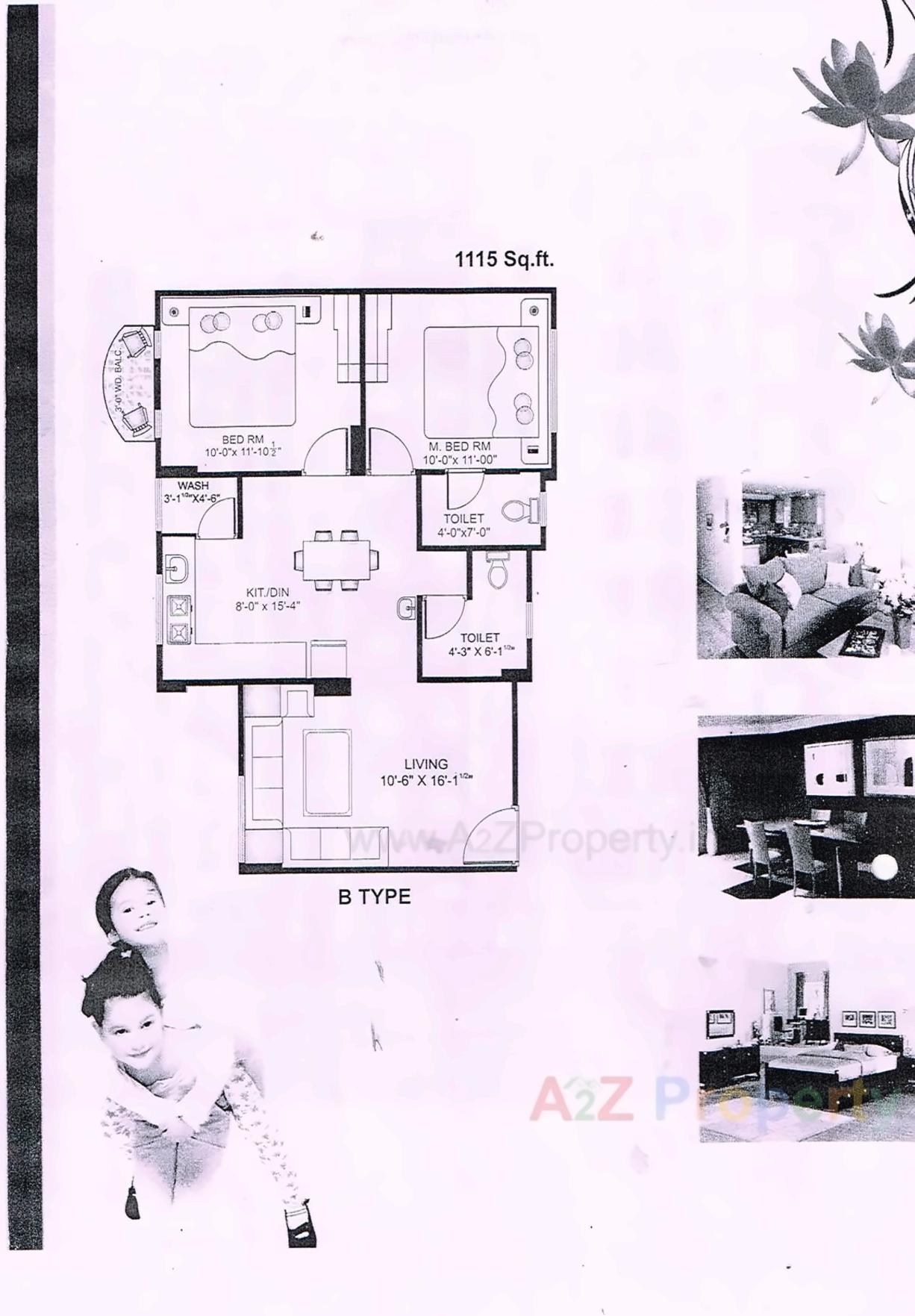 Layout of real estate project Shri Sai Residency located at Saniya, Surat, Gujarat